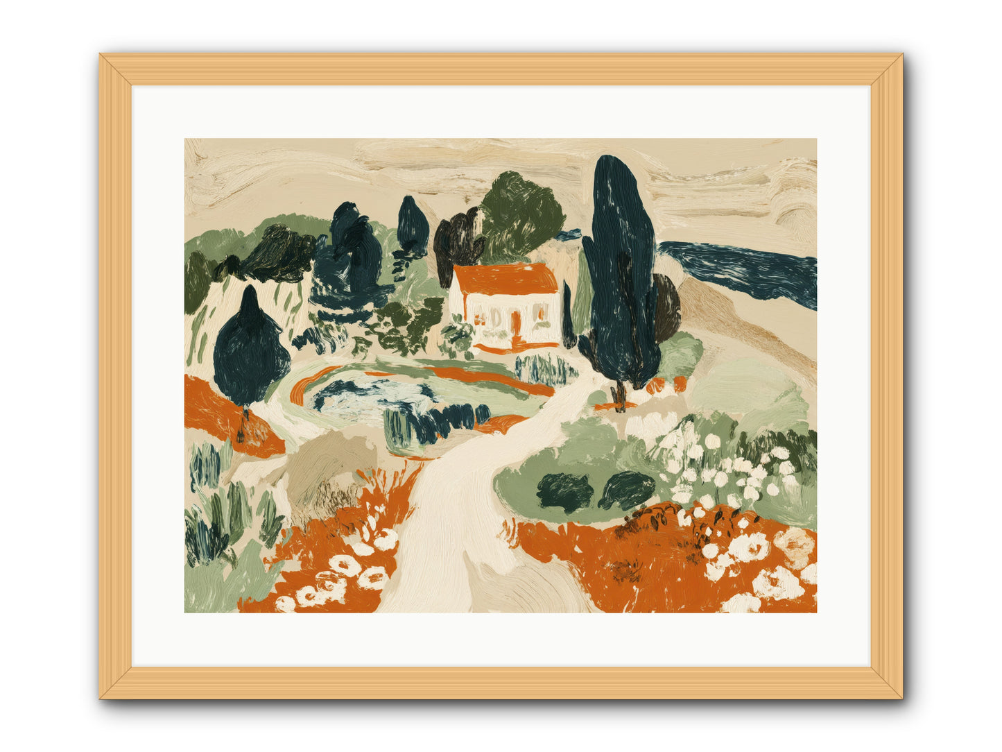 Orchard Logic -- Framed Print - Natural 24x18