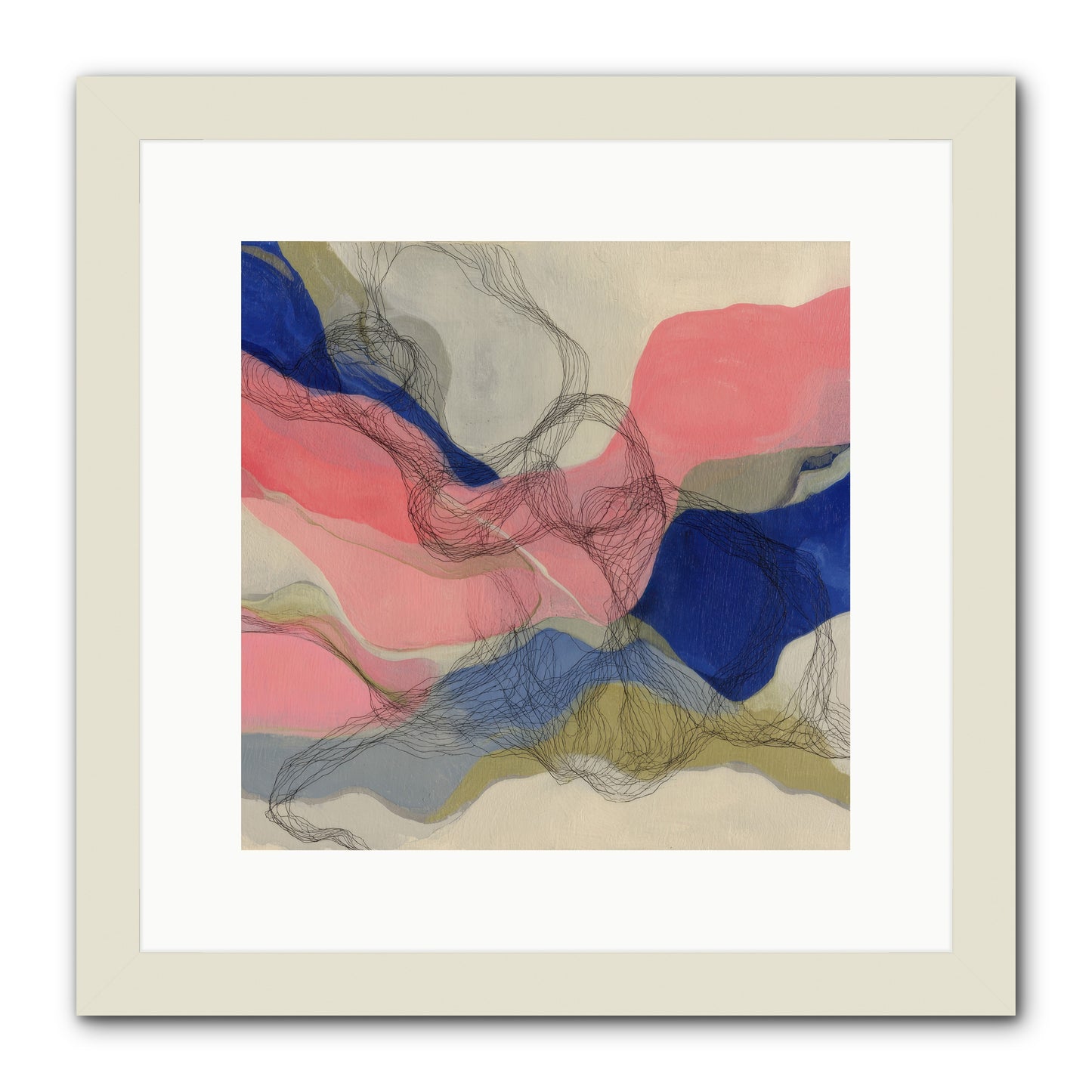 Orionis -- Framed Print - White 12x12