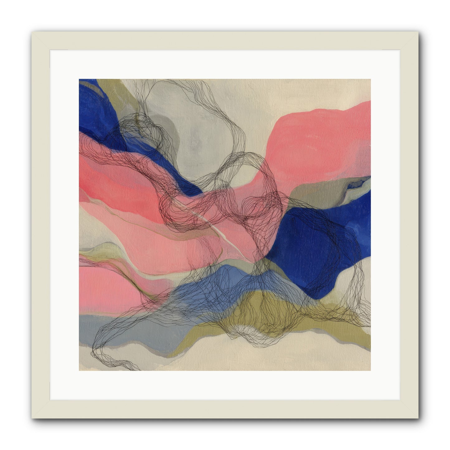 Orionis -- Framed Print - White 20x20
