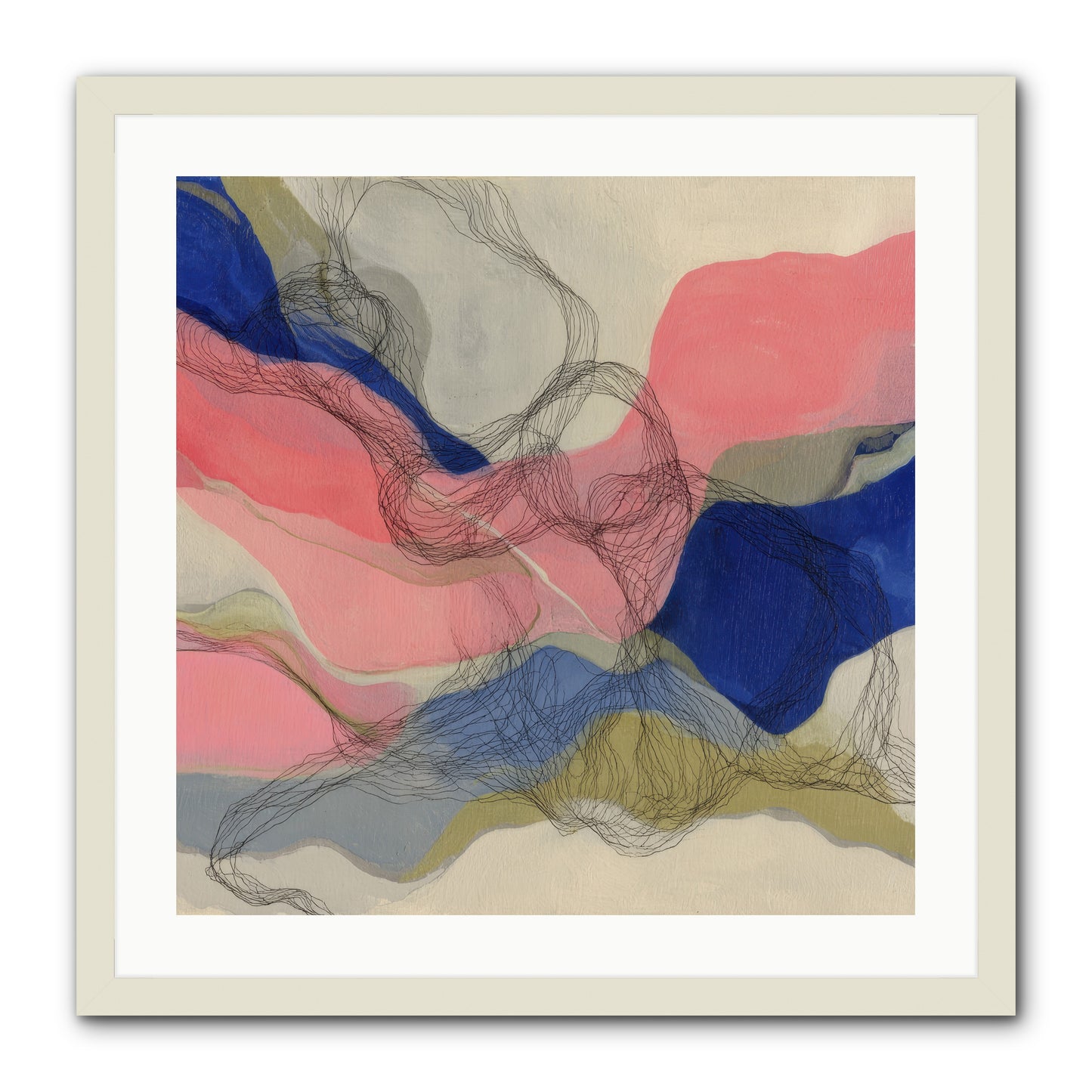 Orionis -- Framed Print - White 24x24