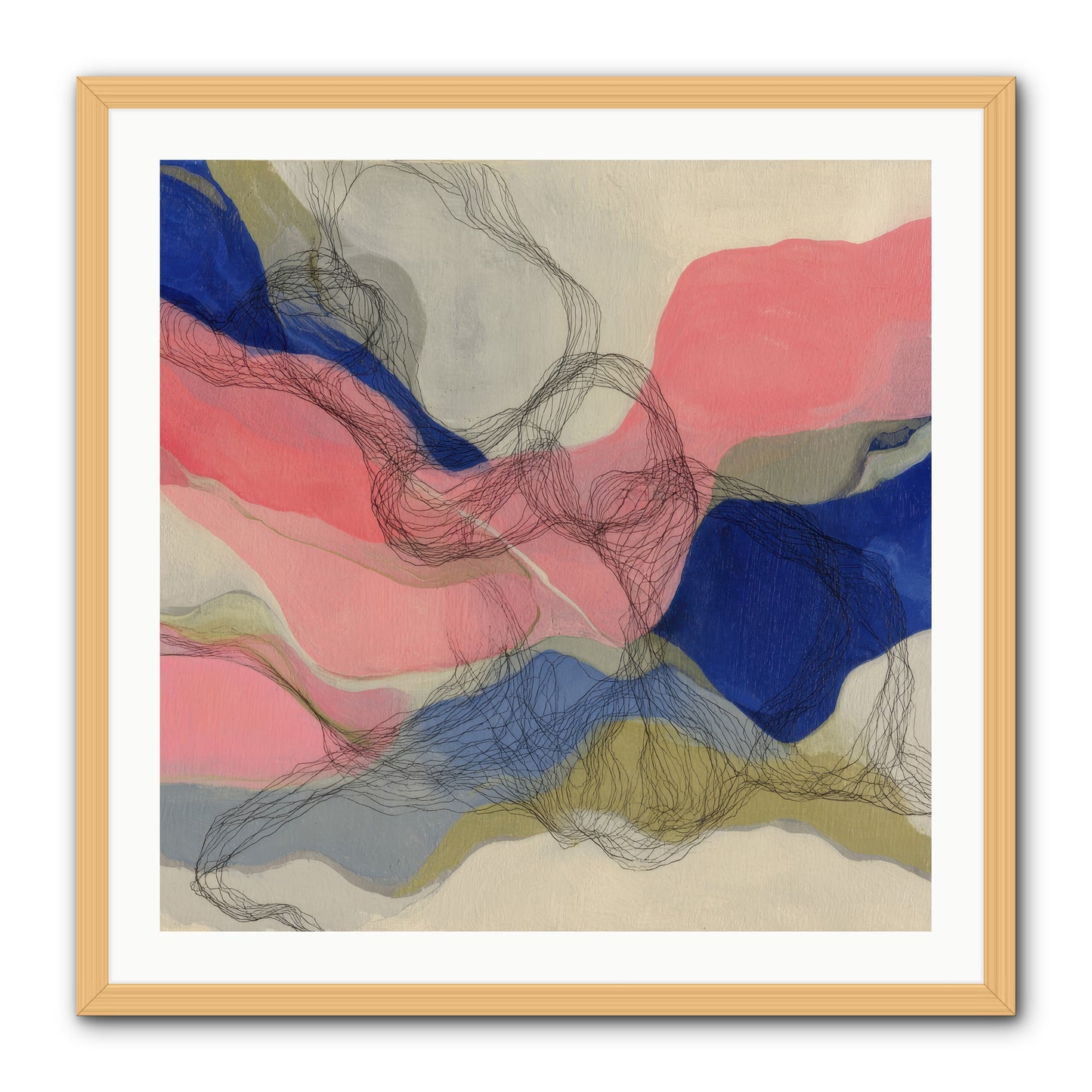 Orionis -- Framed Print - Natural 30x30