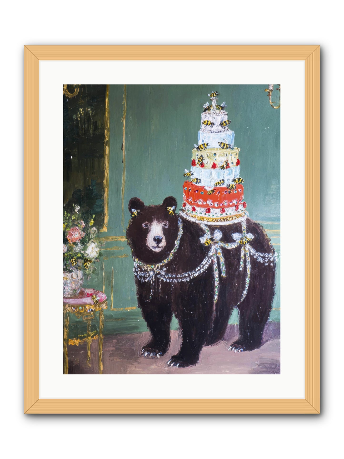 Our Darling Days -- Framed Print - Natural 18x24