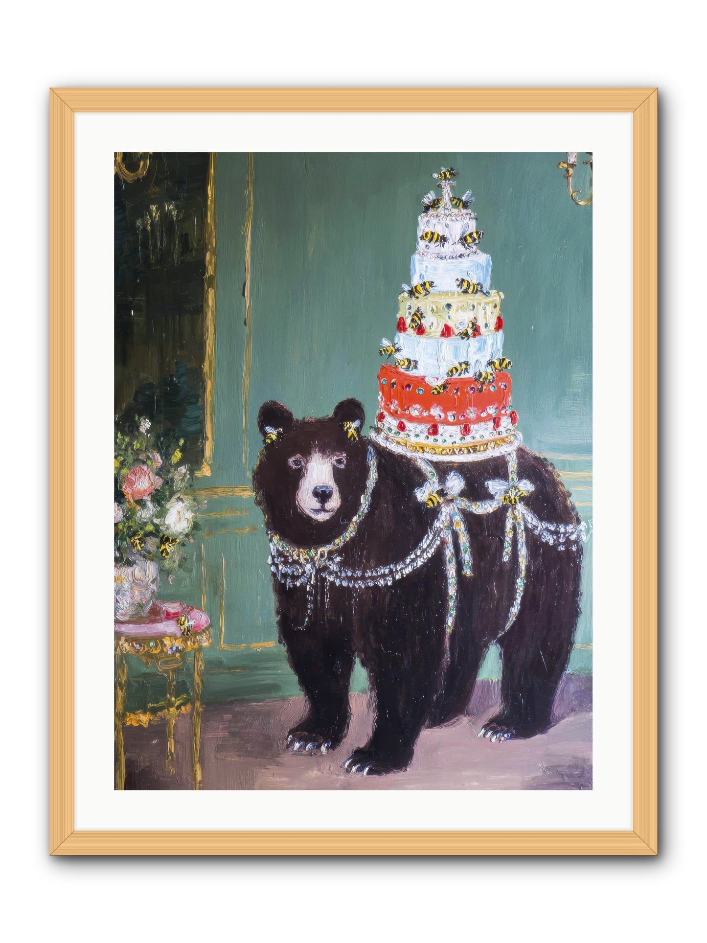 Our Darling Days -- Framed Print - Natural 24x32