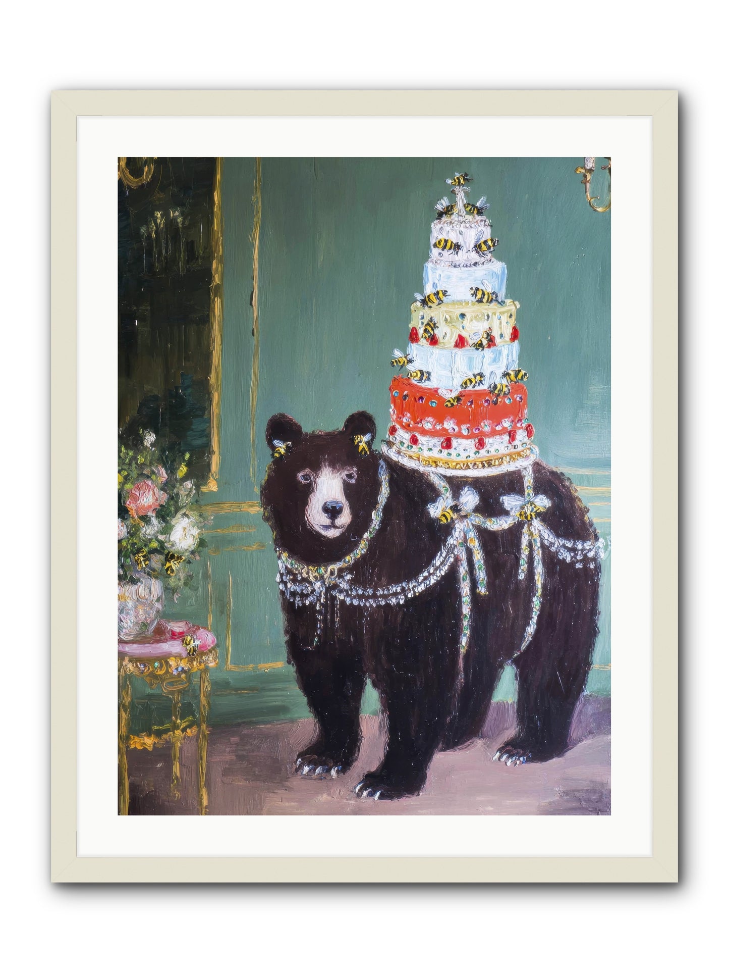 Our Darling Days -- Framed Print - White 24x32