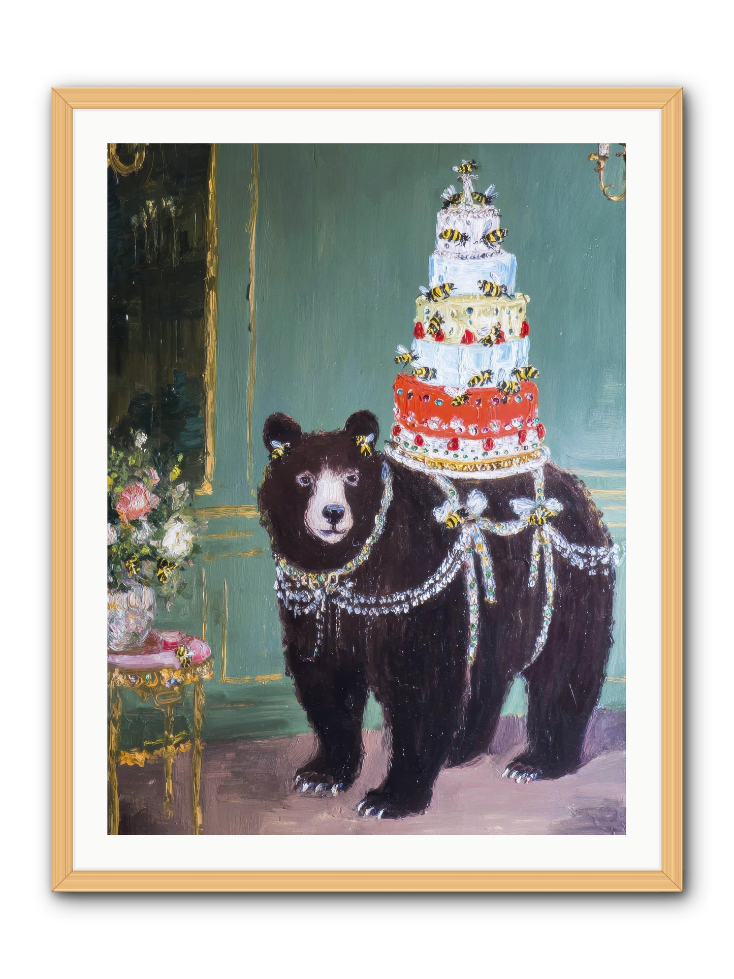 Our Darling Days -- Framed Print - Natural 30x40