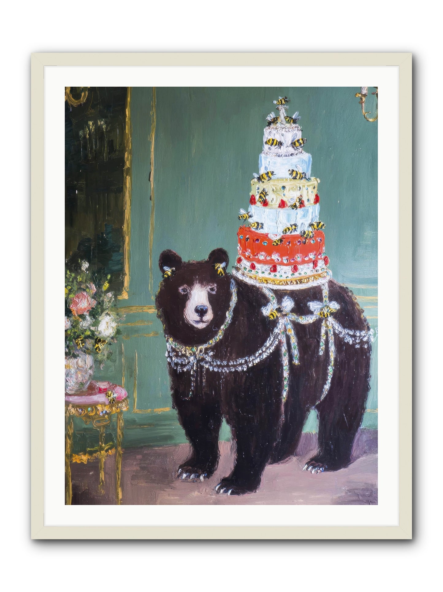 Our Darling Days -- Framed Print - White 30x40