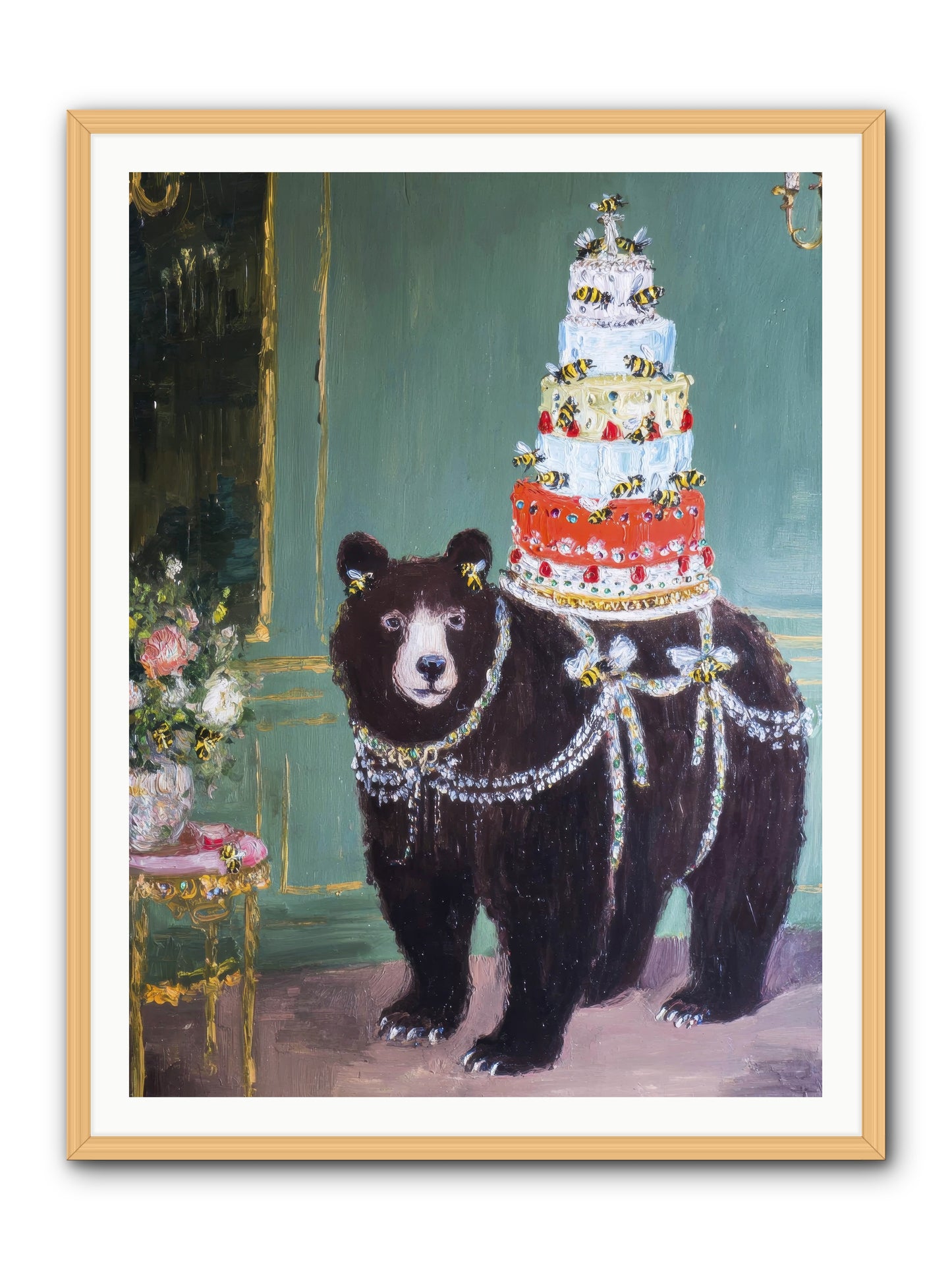 Our Darling Days -- Framed Print - Natural 36x48