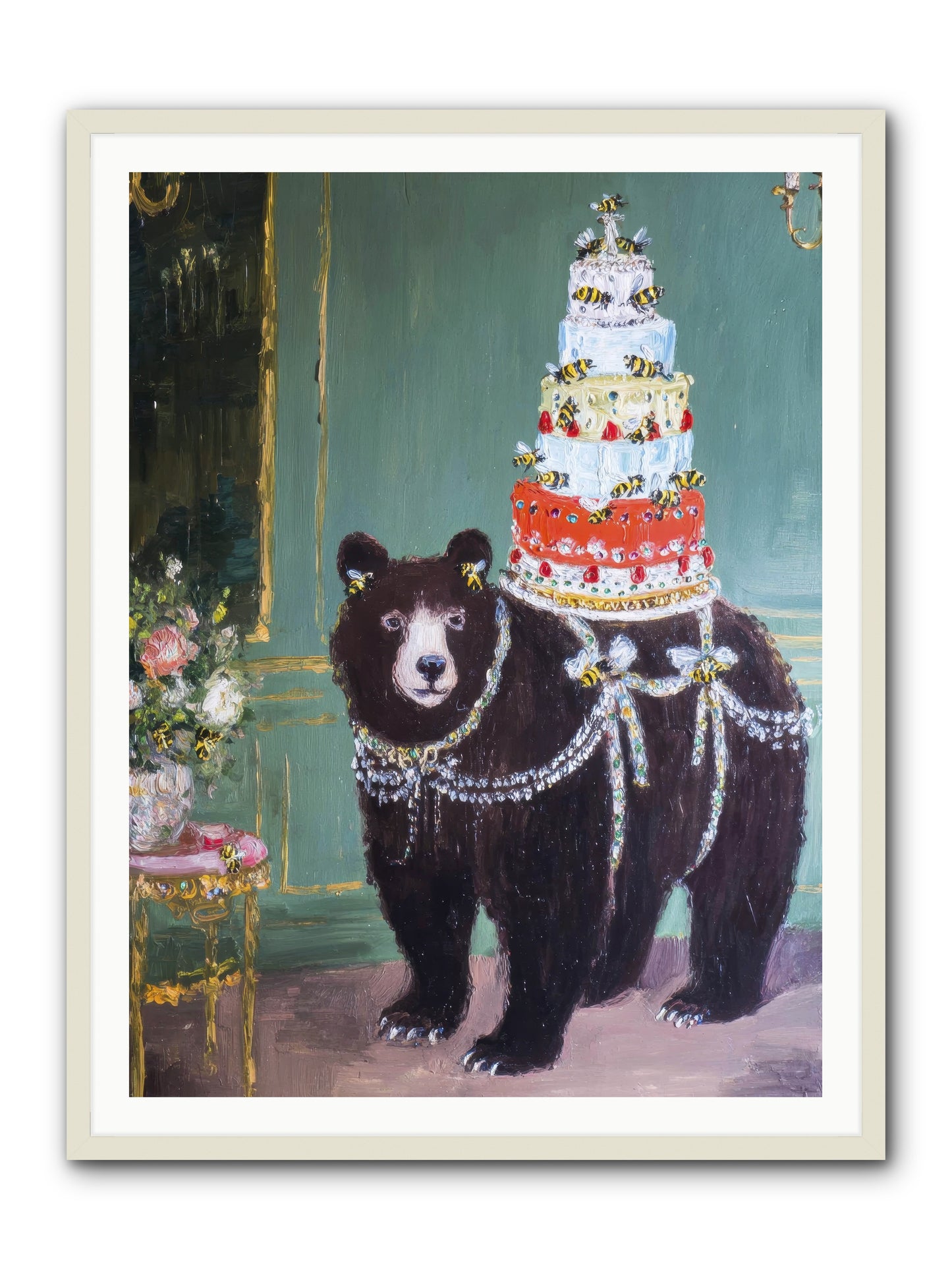 Our Darling Days -- Framed Print - White 36x48
