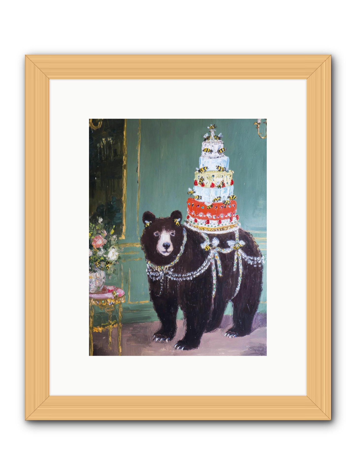 Our Darling Days -- Framed Print - Natural 9x12