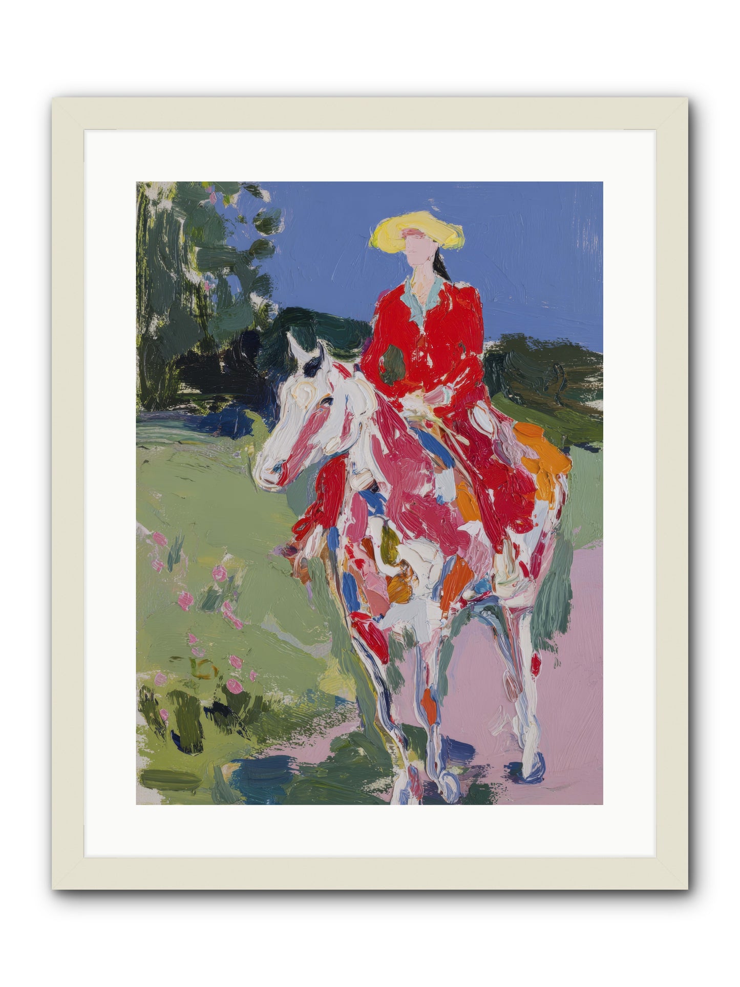 Our Friday Tradition -- Framed Print - White 18x24