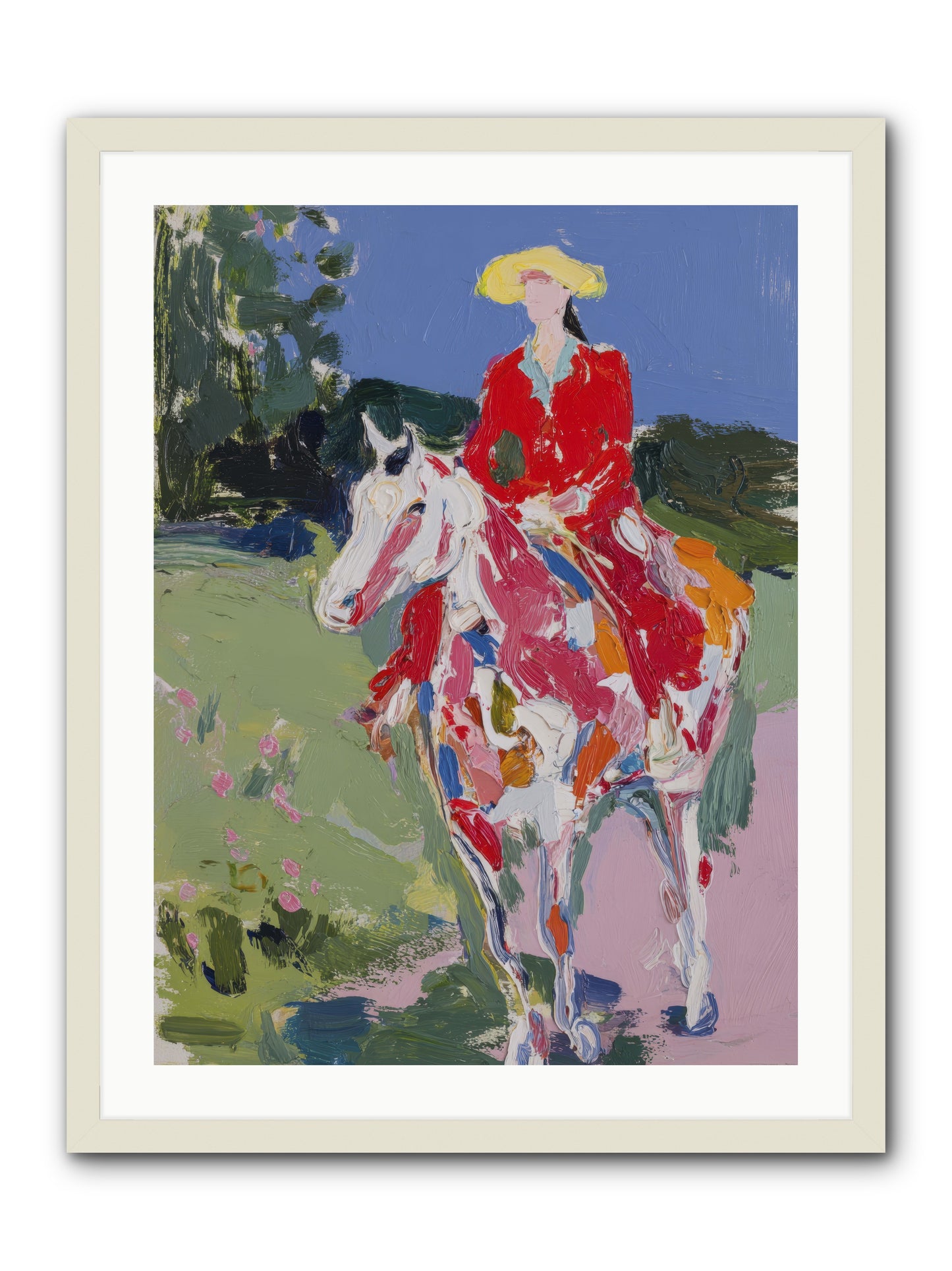 Our Friday Tradition -- Framed Print - White 24x32