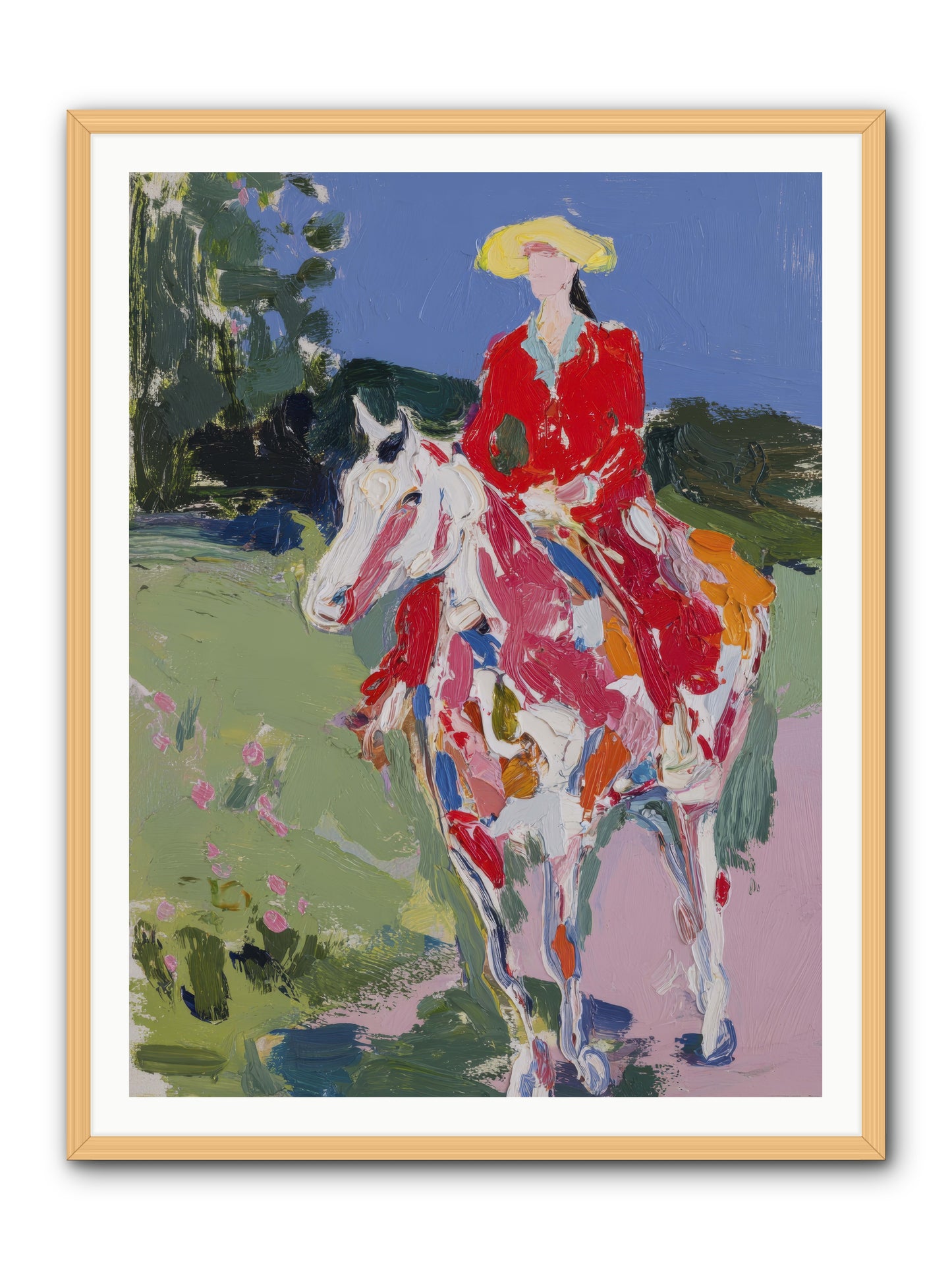 Our Friday Tradition -- Framed Print - Natural 36x48
