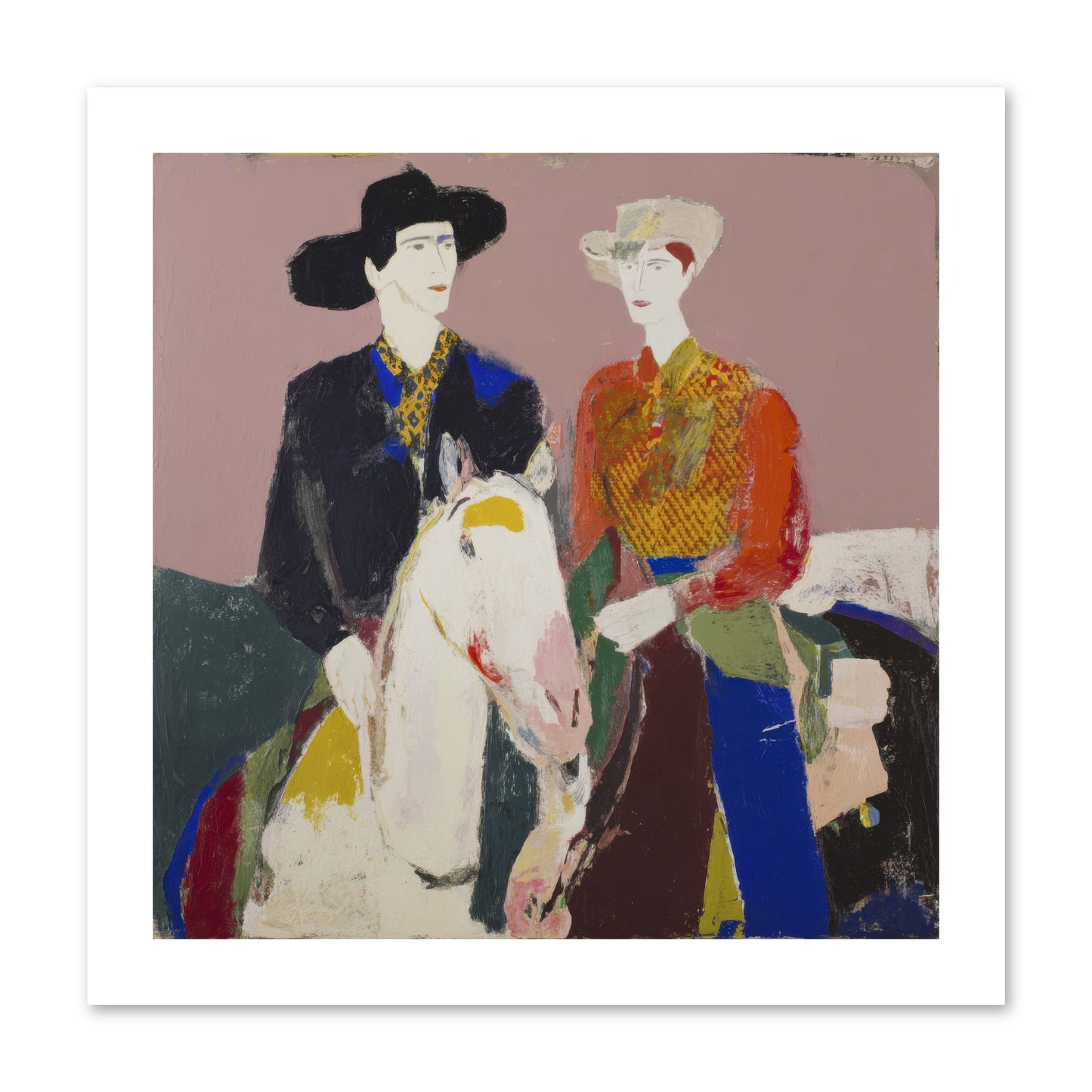 Over the Summit's Secret -- Loose Canvas Print 12x12