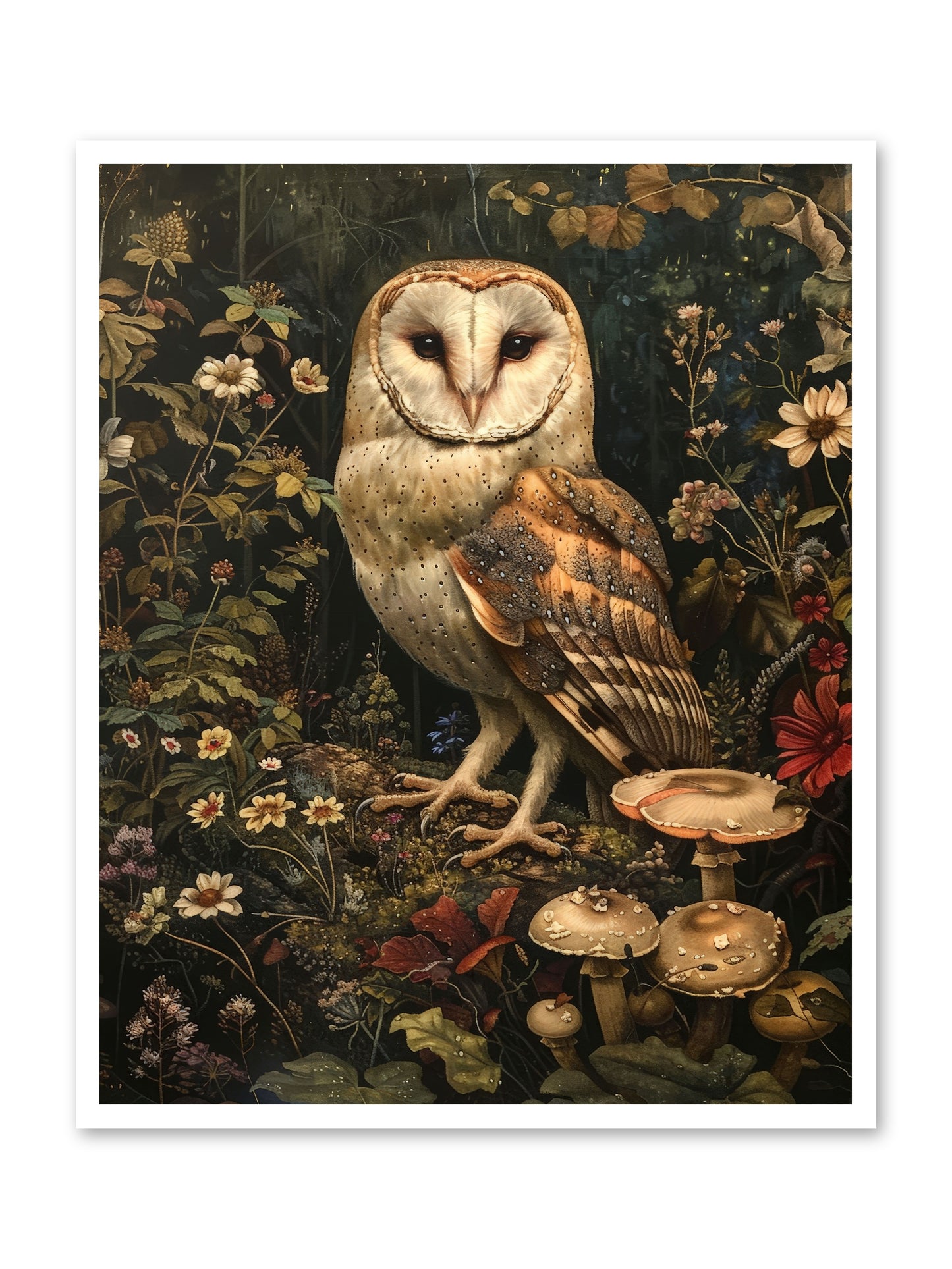 Owl's Vigil -- Paper Print 32x40