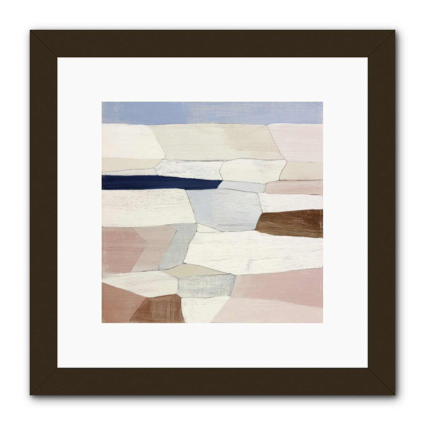 Oyster -- Framed Print - Black 10x10