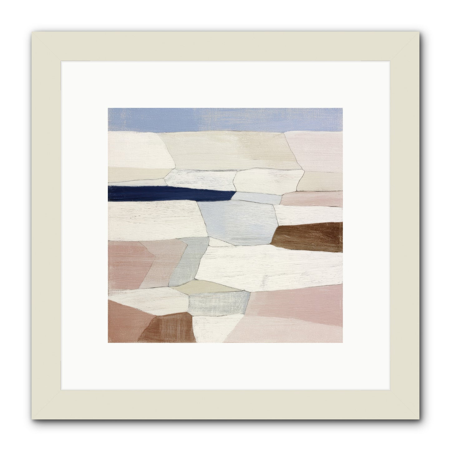 Oyster -- Framed Print - White 10x10