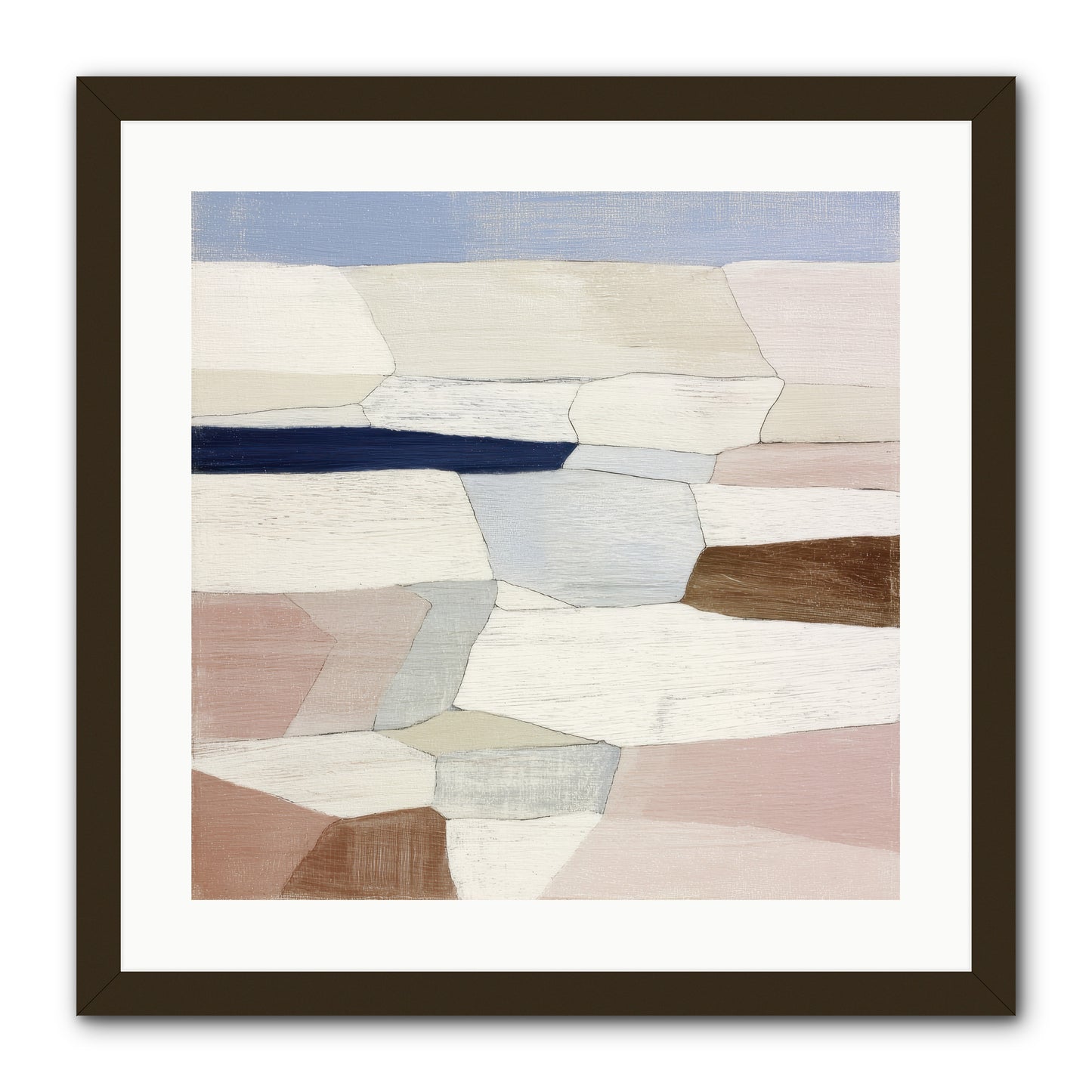 Oyster -- Framed Print - Black 20x20