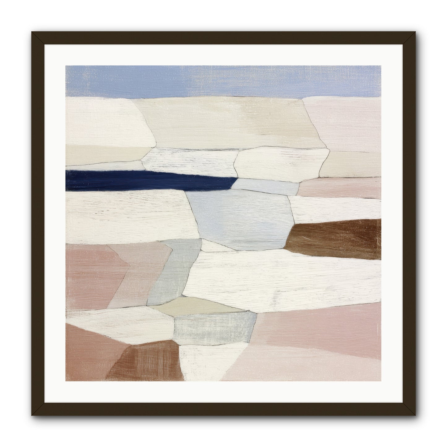 Oyster -- Framed Print - Black 30x30