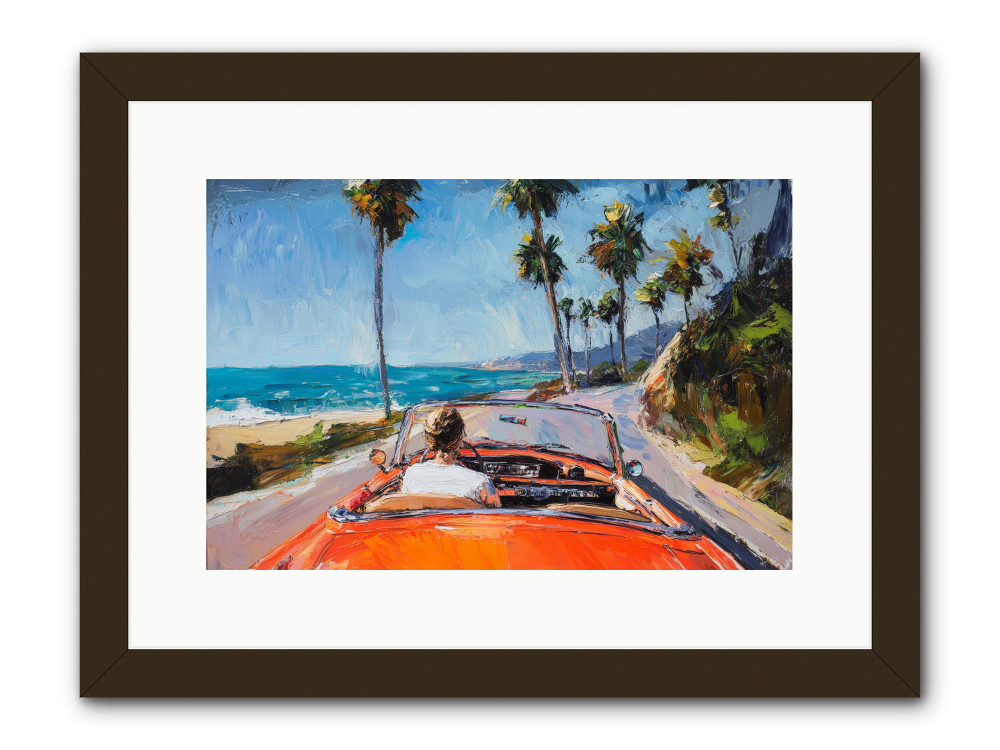 Pacific Coast Dreaming -- Framed Print - Black 15x10