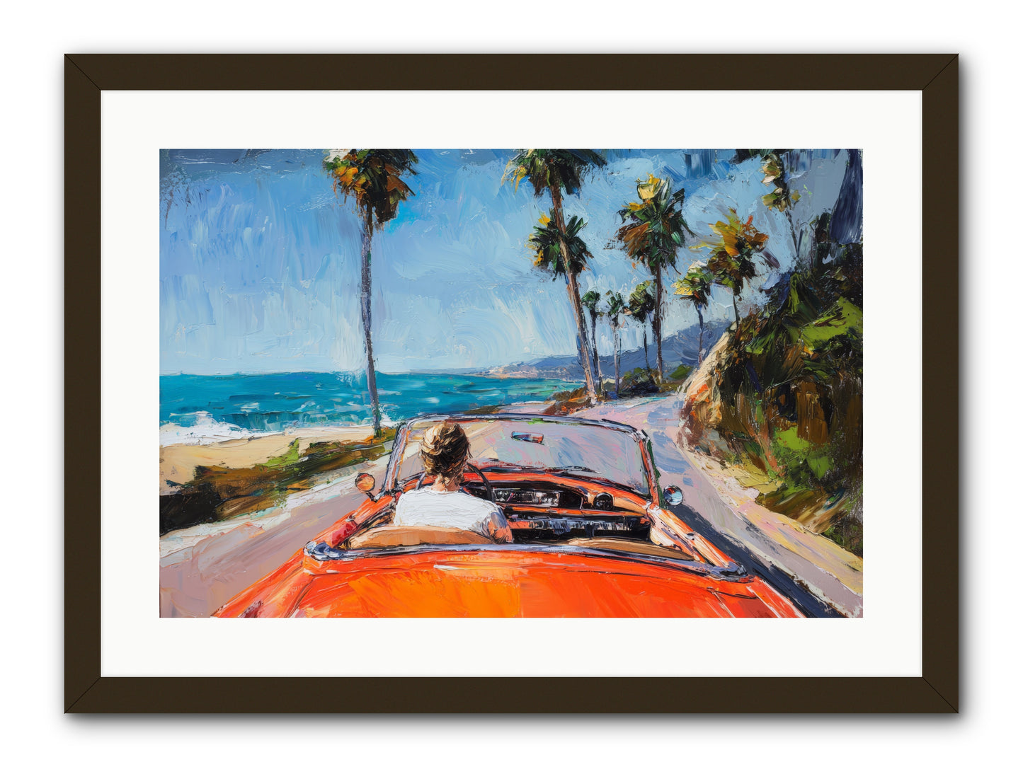 Pacific Coast Dreaming -- Framed Print - Black 24x16