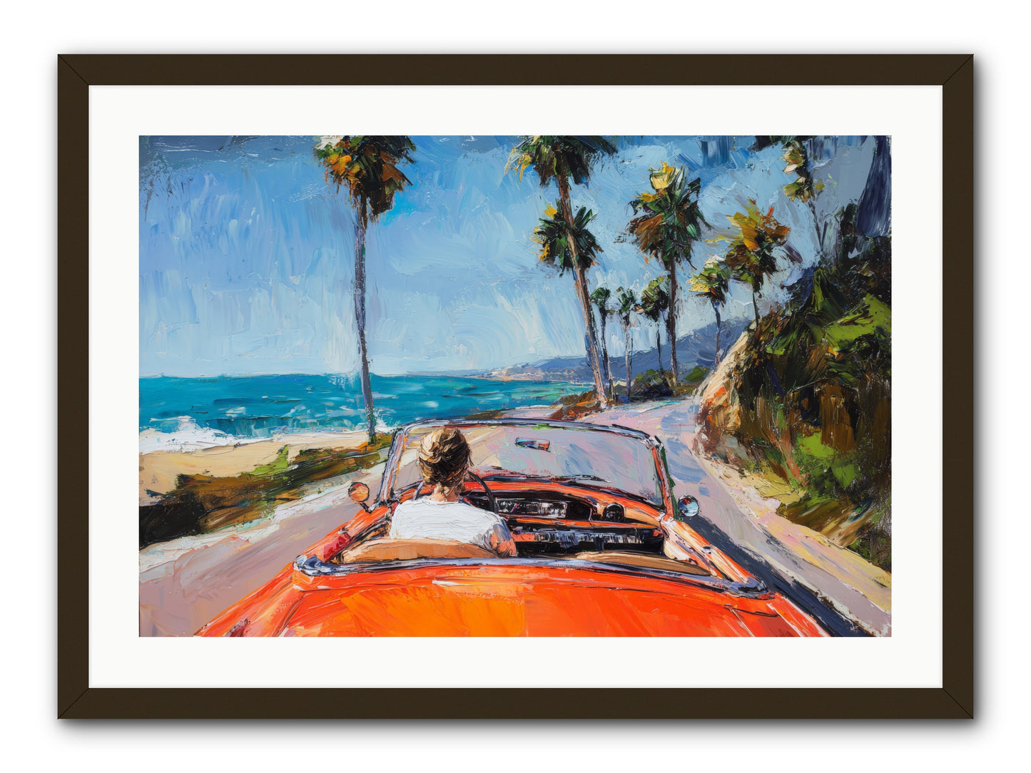 Pacific Coast Dreaming -- Framed Print - Black 30x20