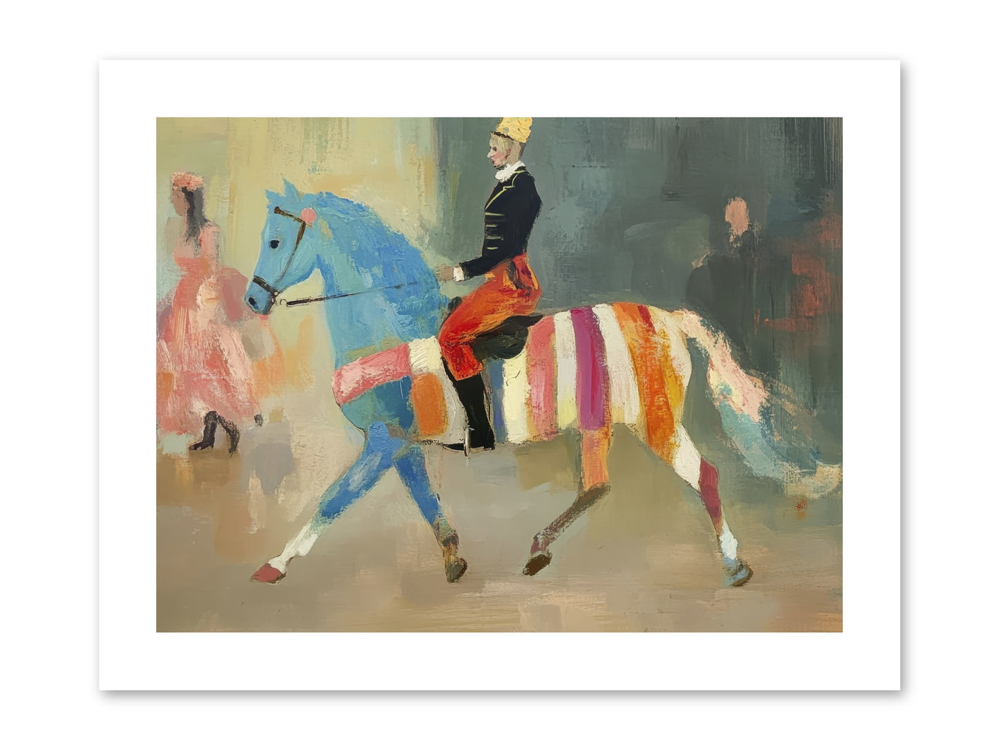 Paddock Elegance -- Loose Canvas Print 12x9
