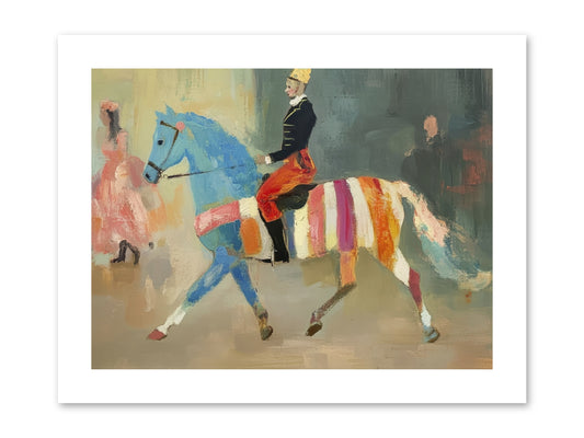 Paddock Elegance -- Paper Print 12x9