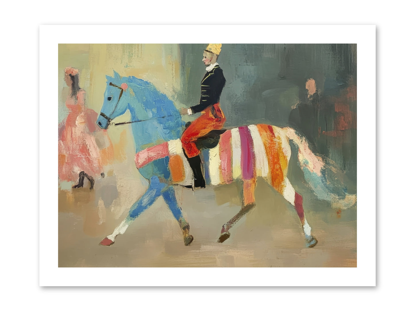 Paddock Elegance -- Paper Print 16x12