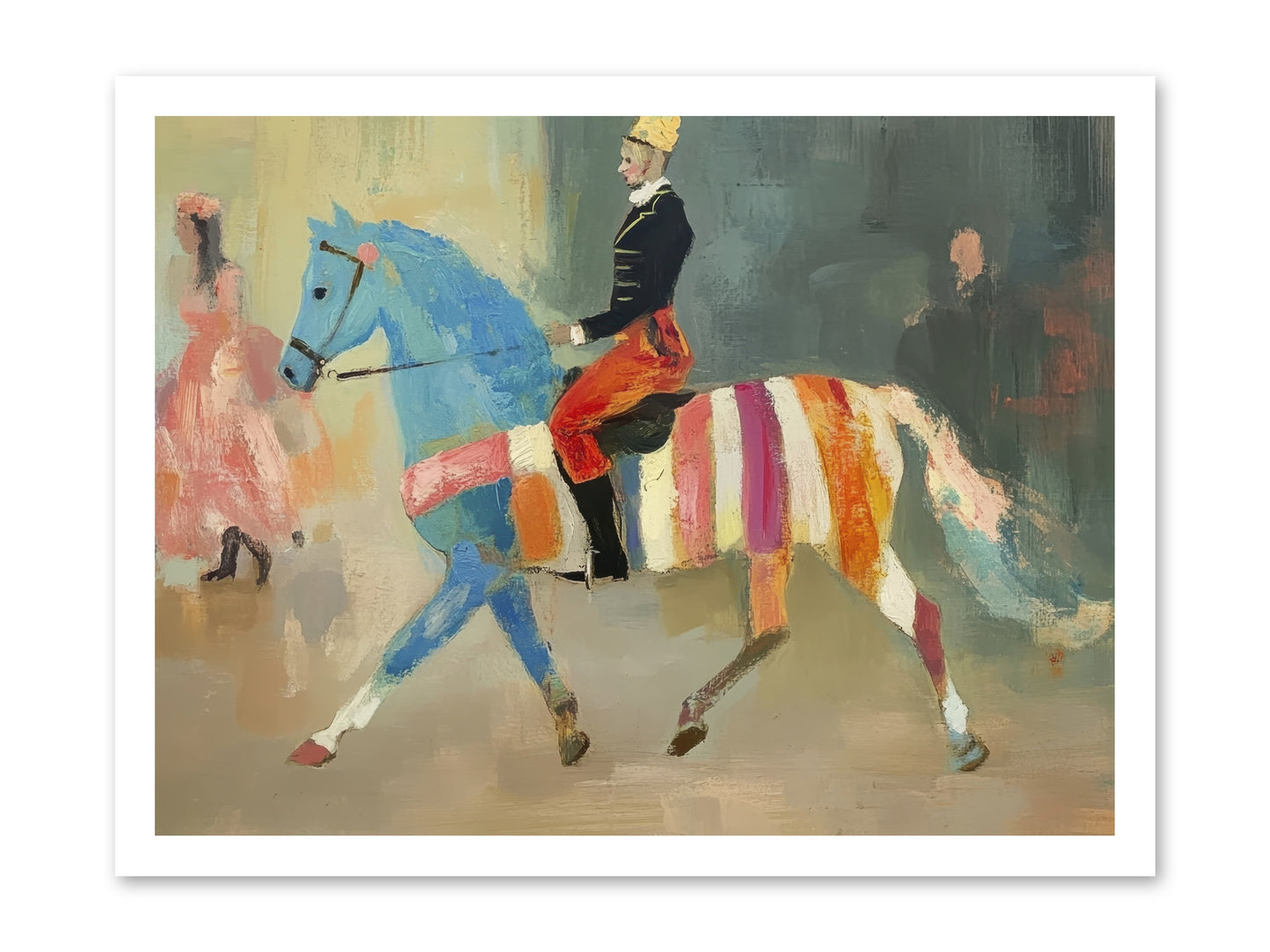 Paddock Elegance -- Loose Canvas Print 24x18