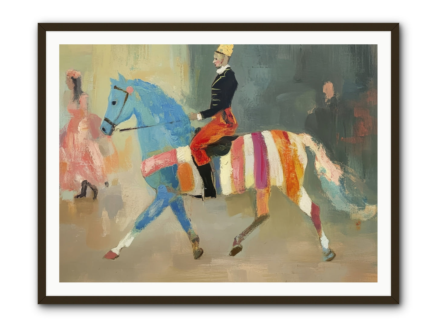 Paddock Elegance -- Framed Print - Black 48x36