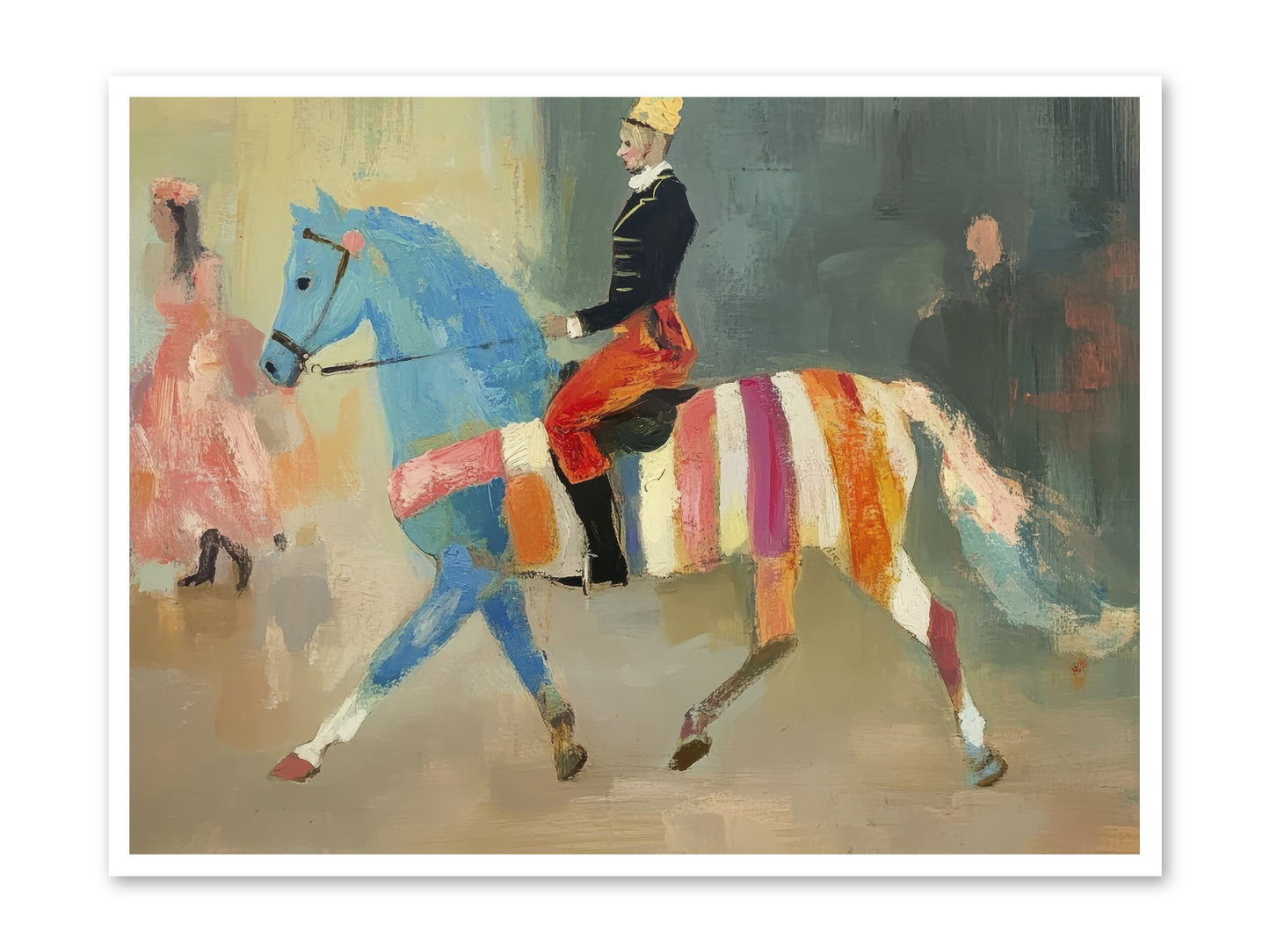 Paddock Elegance -- Loose Canvas Print 48x36