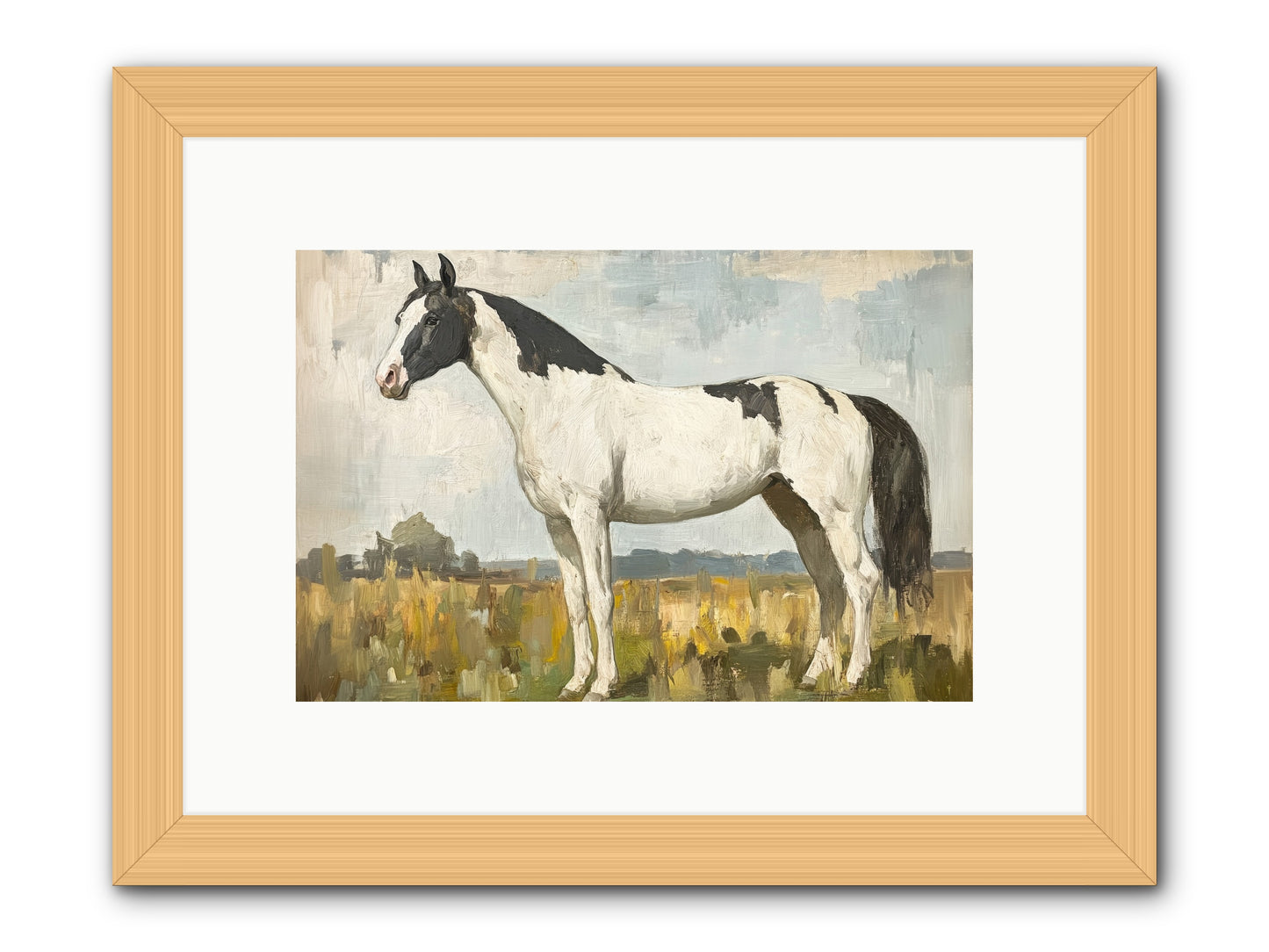 Paddock Prestige -- Framed Print - Natural 12x8