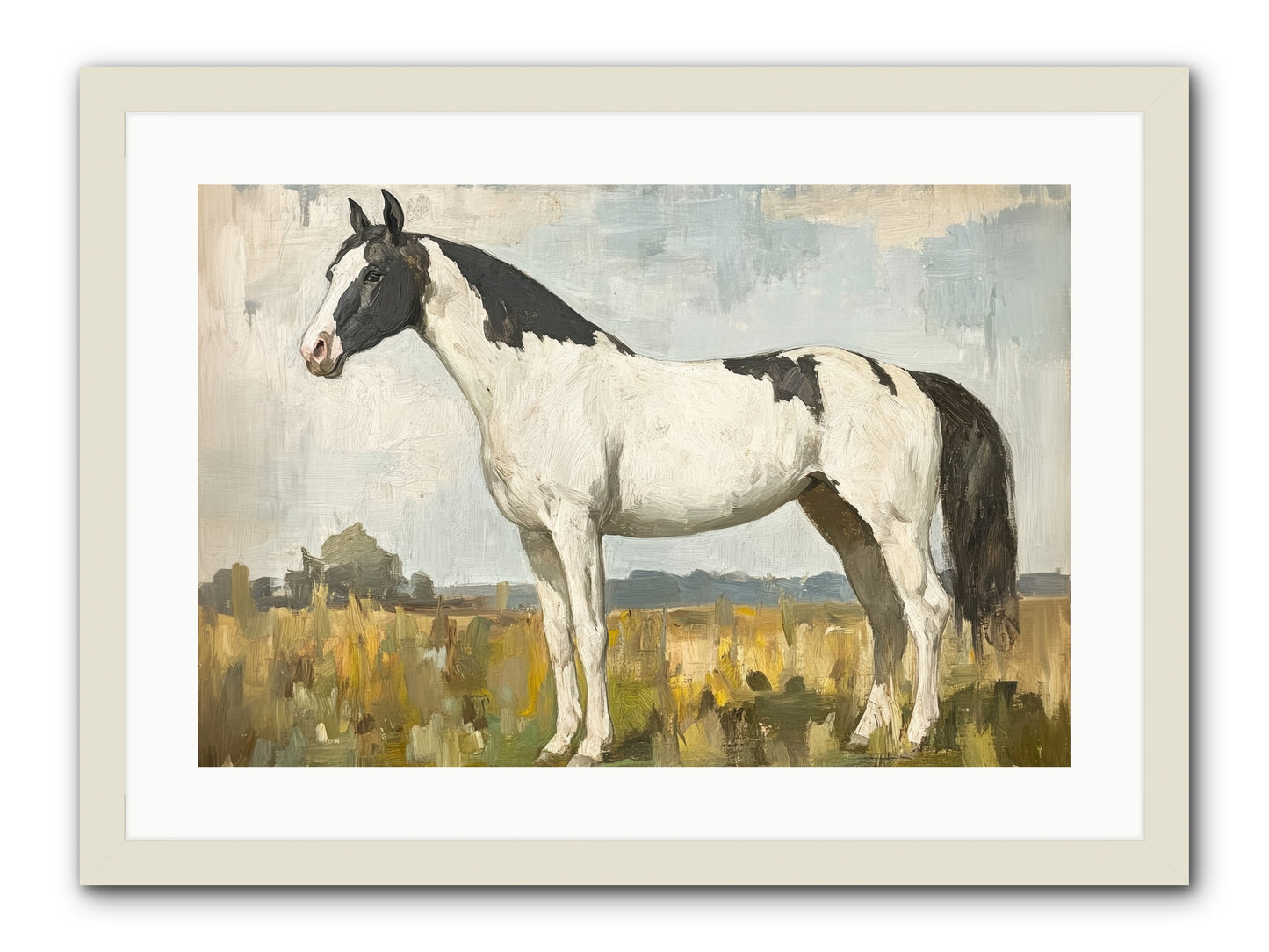 Paddock Prestige -- Framed Print - White 24x16