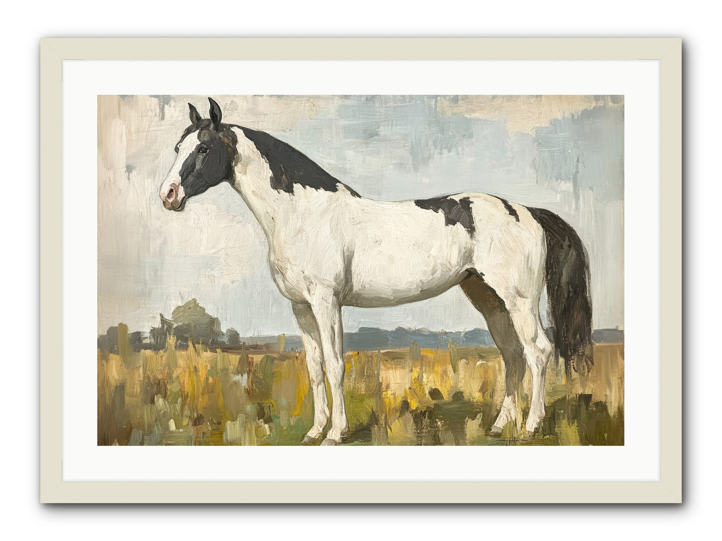 Paddock Prestige -- Framed Print - White 30x20