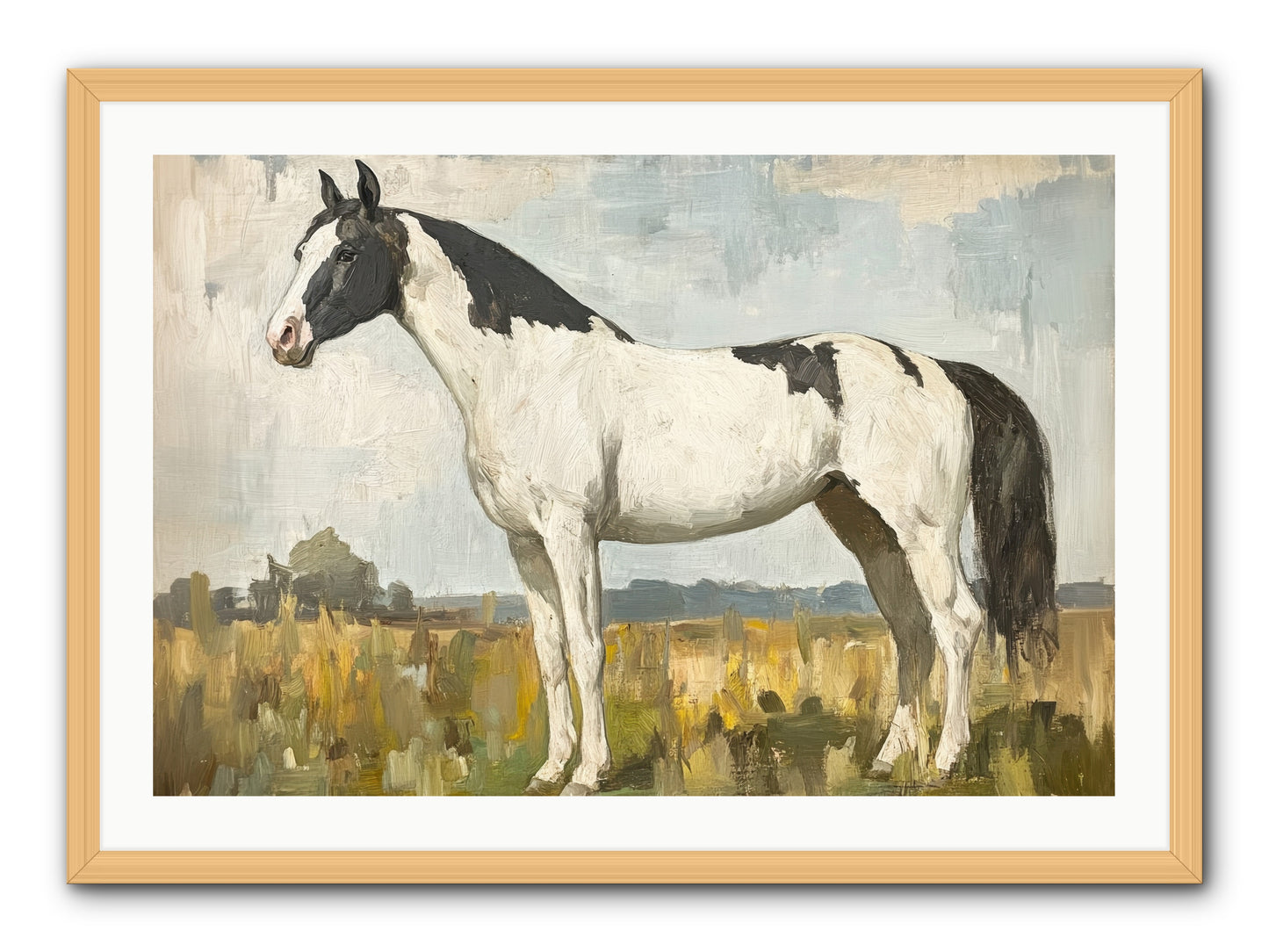 Paddock Prestige -- Framed Print - Natural 36x24