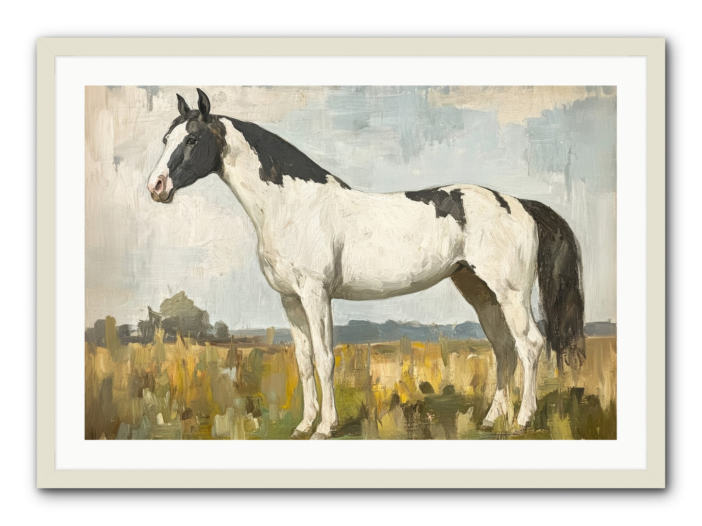 Paddock Prestige -- Framed Print - White 36x24