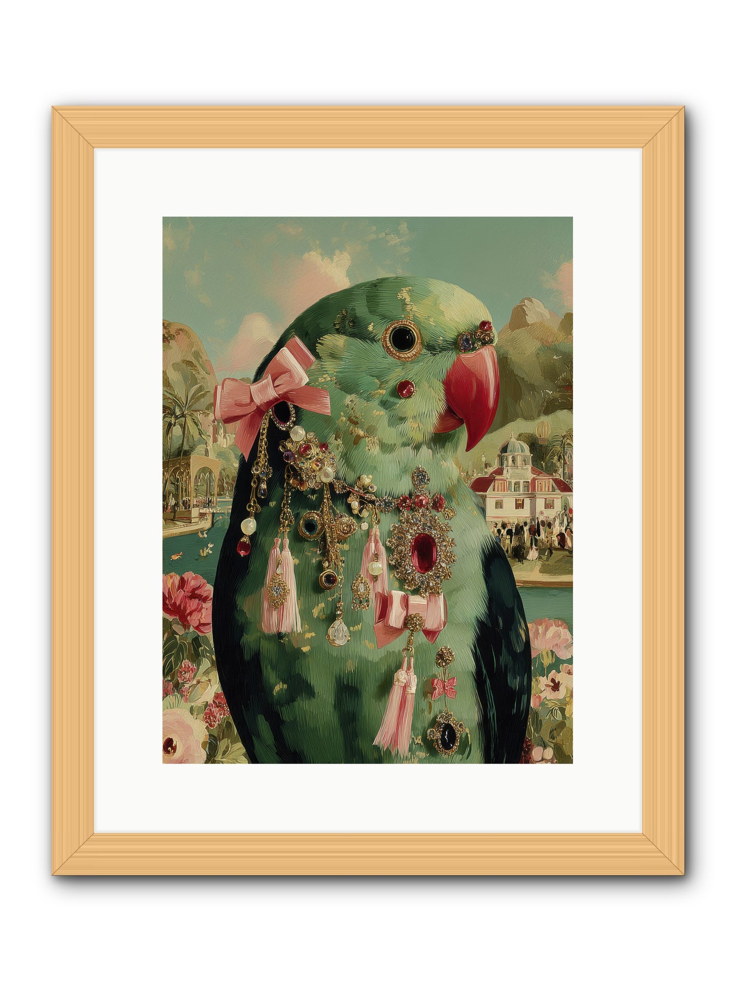 Pages Beneath the Sky no.2 -- Framed Print - Natural 12x16