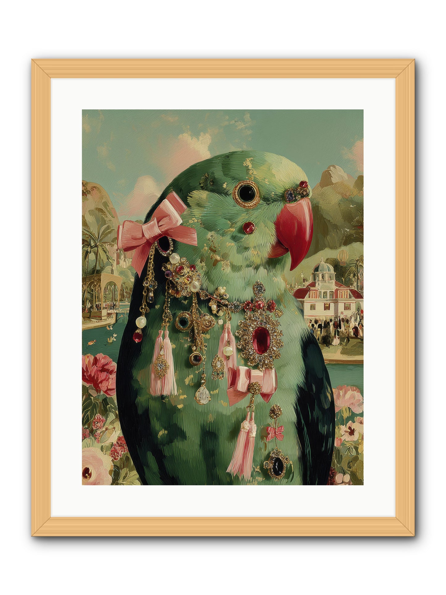 Pages Beneath the Sky no.2 -- Framed Print - Natural 18x24