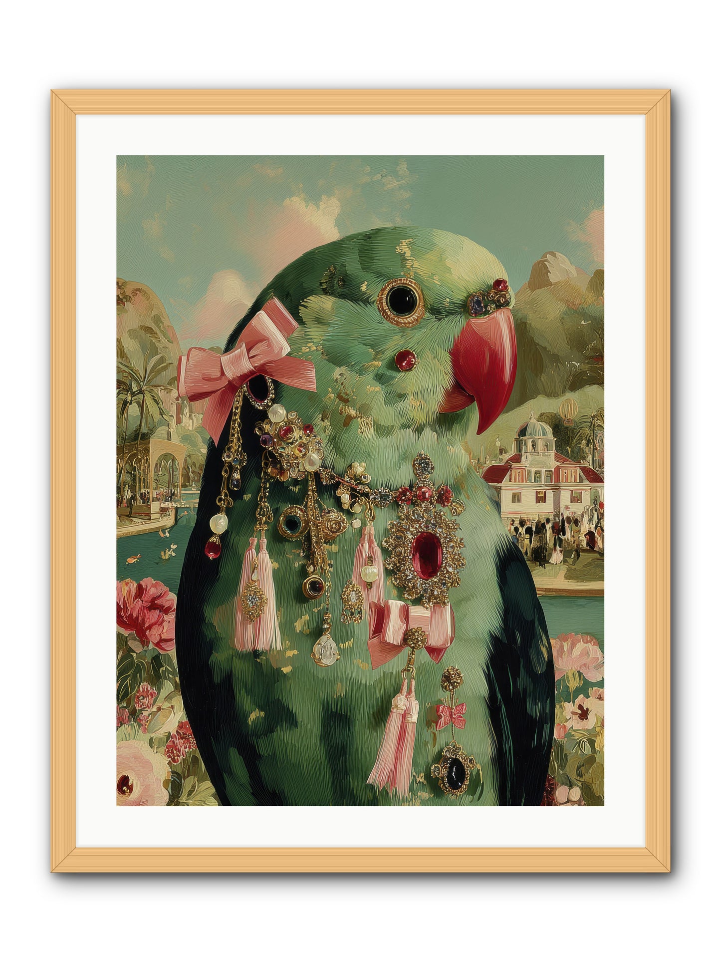 Pages Beneath the Sky no.2 -- Framed Print - Natural 24x32