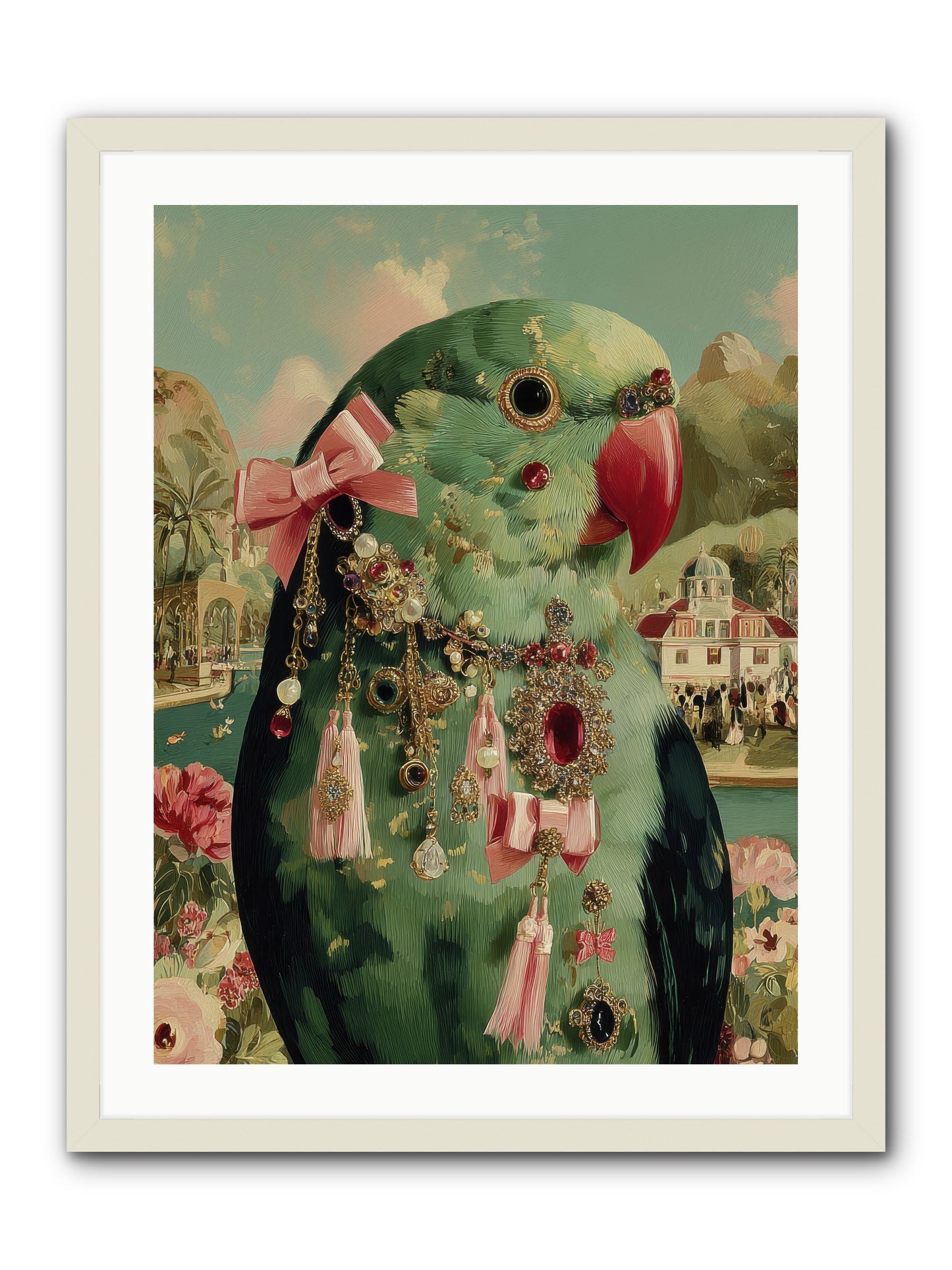 Pages Beneath the Sky no.2 -- Framed Print - White 24x32