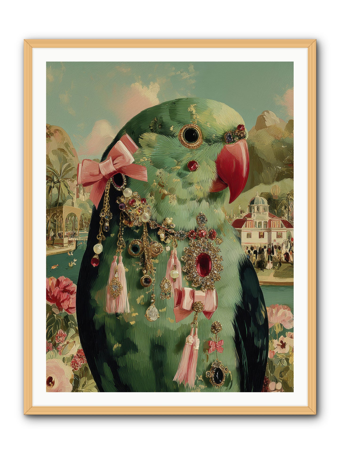 Pages Beneath the Sky no.2 -- Framed Print - Natural 36x48