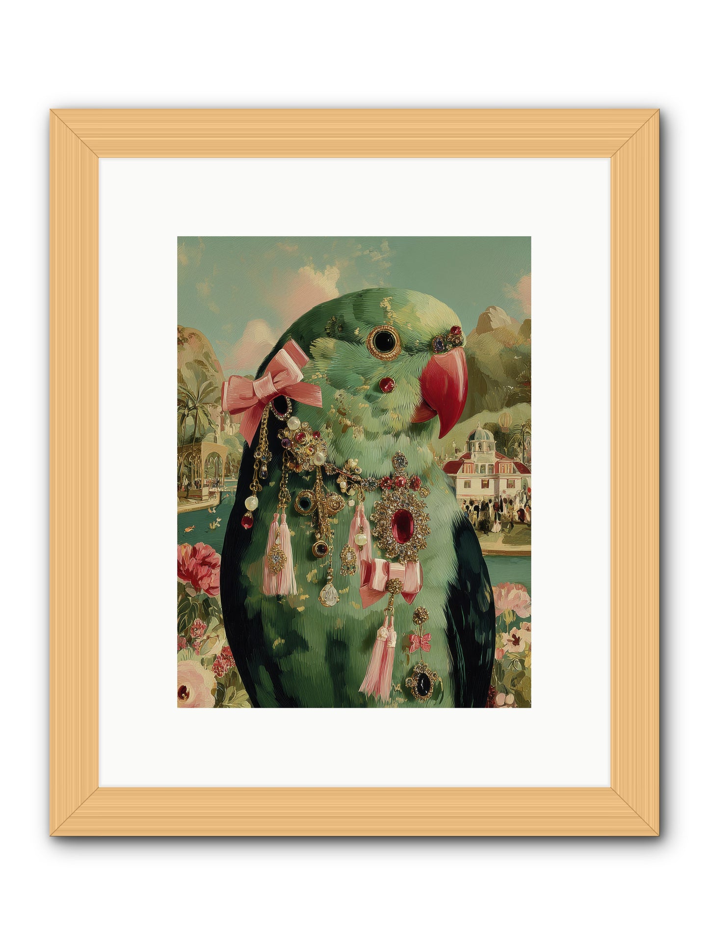 Pages Beneath the Sky no.2 -- Framed Print - Natural 9x12