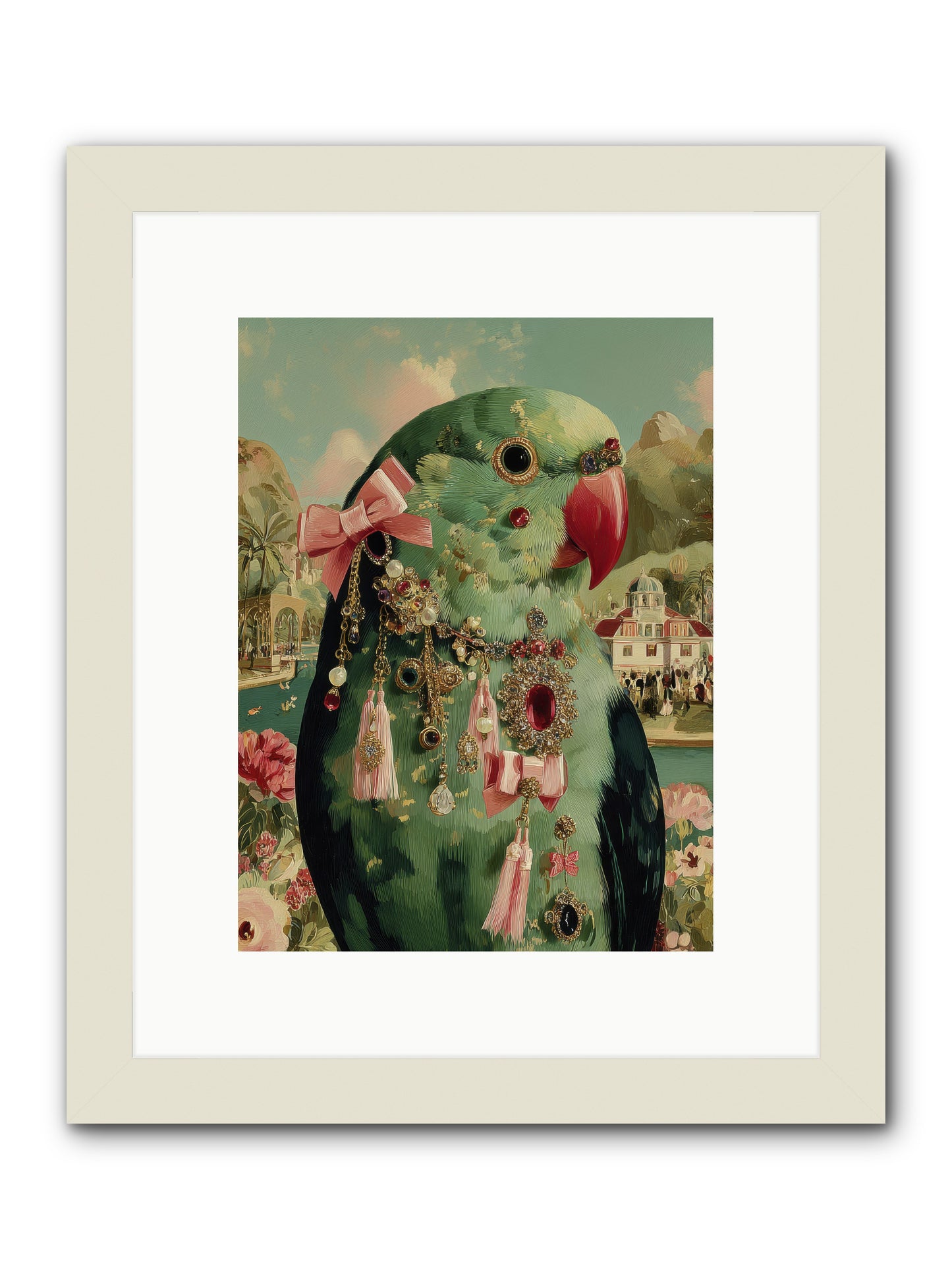 Pages Beneath the Sky no.2 -- Framed Print - White 9x12