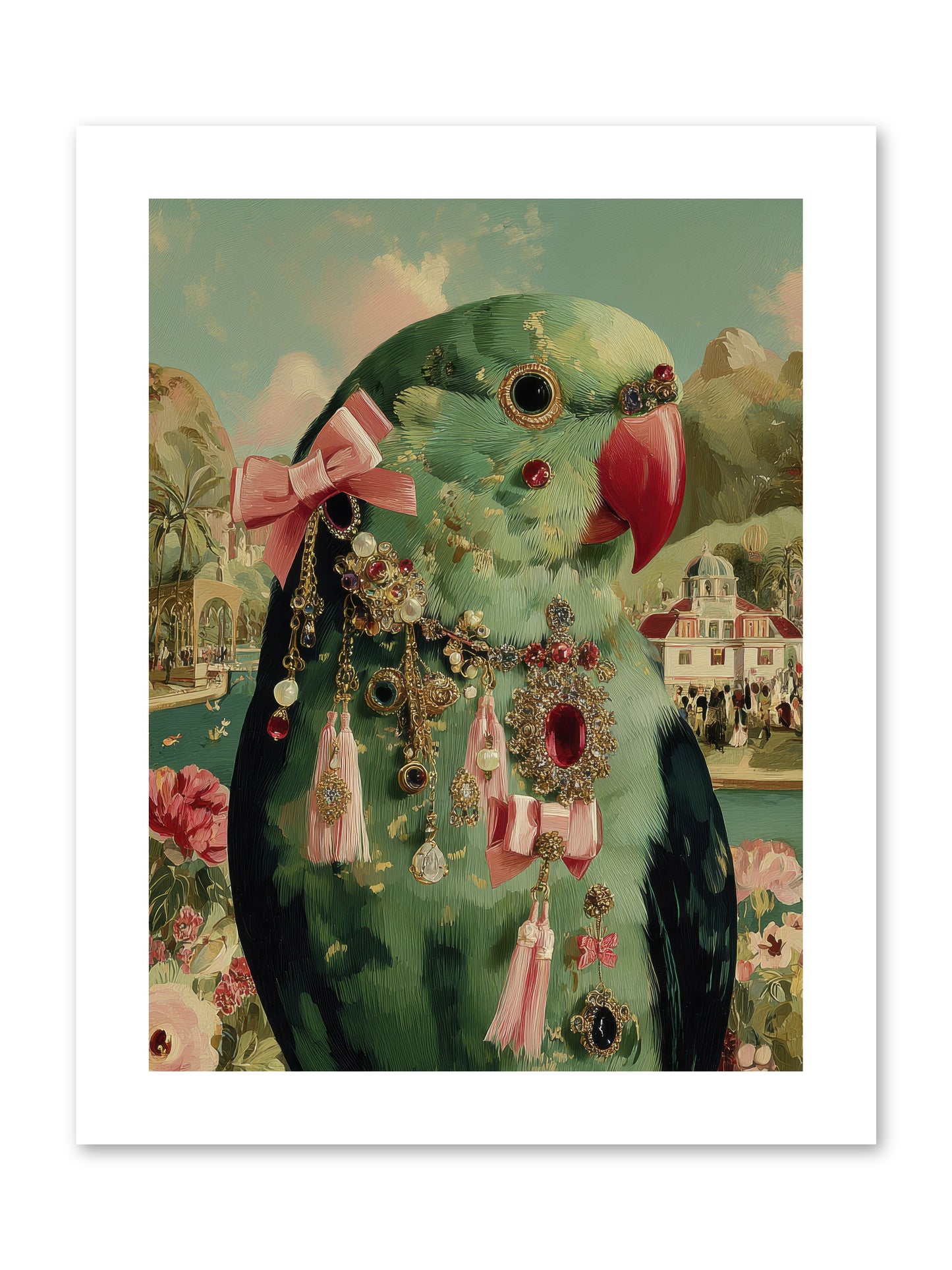 Pages Beneath the Sky no.2 -- Loose Canvas Print 9x12