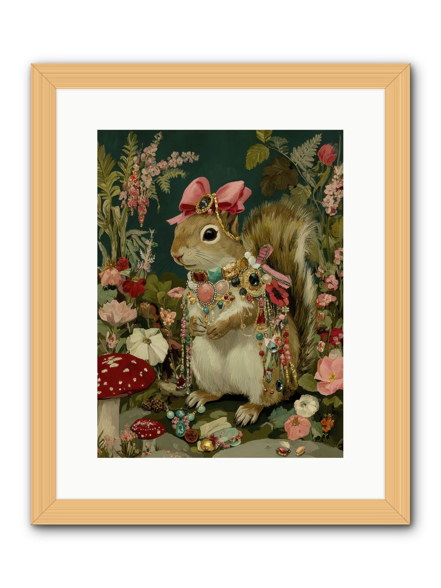Pages from Quiet Corners No.1 -- Framed Print - Natural 12x16