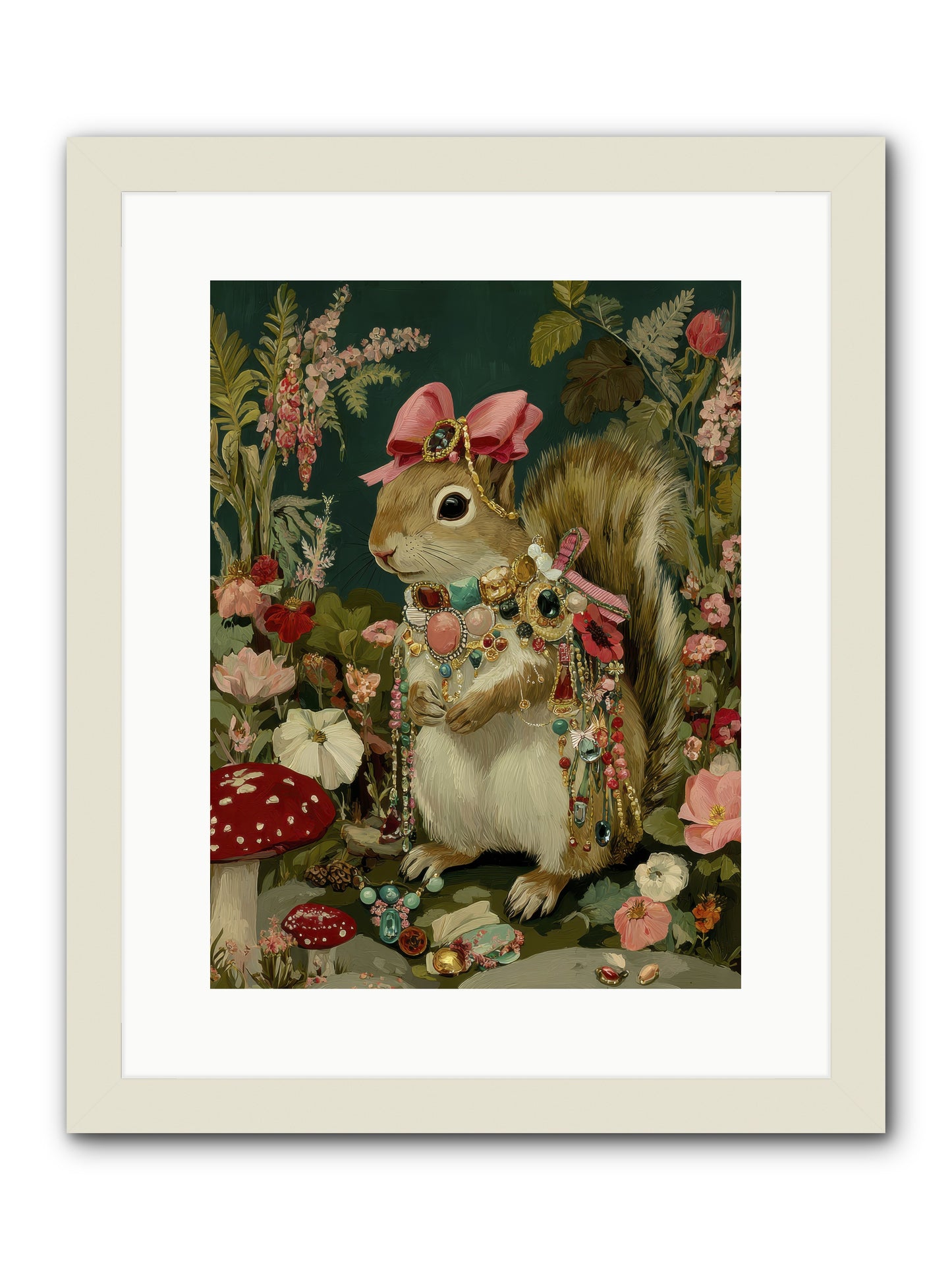 Pages from Quiet Corners No.1 -- Framed Print - White 12x16