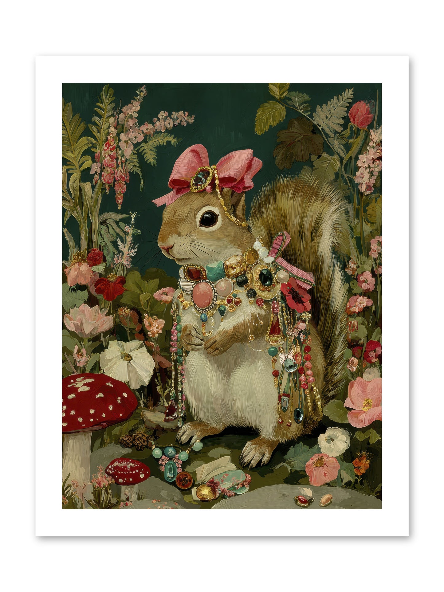 Pages from Quiet Corners No.1 -- Loose Canvas Print 12x16