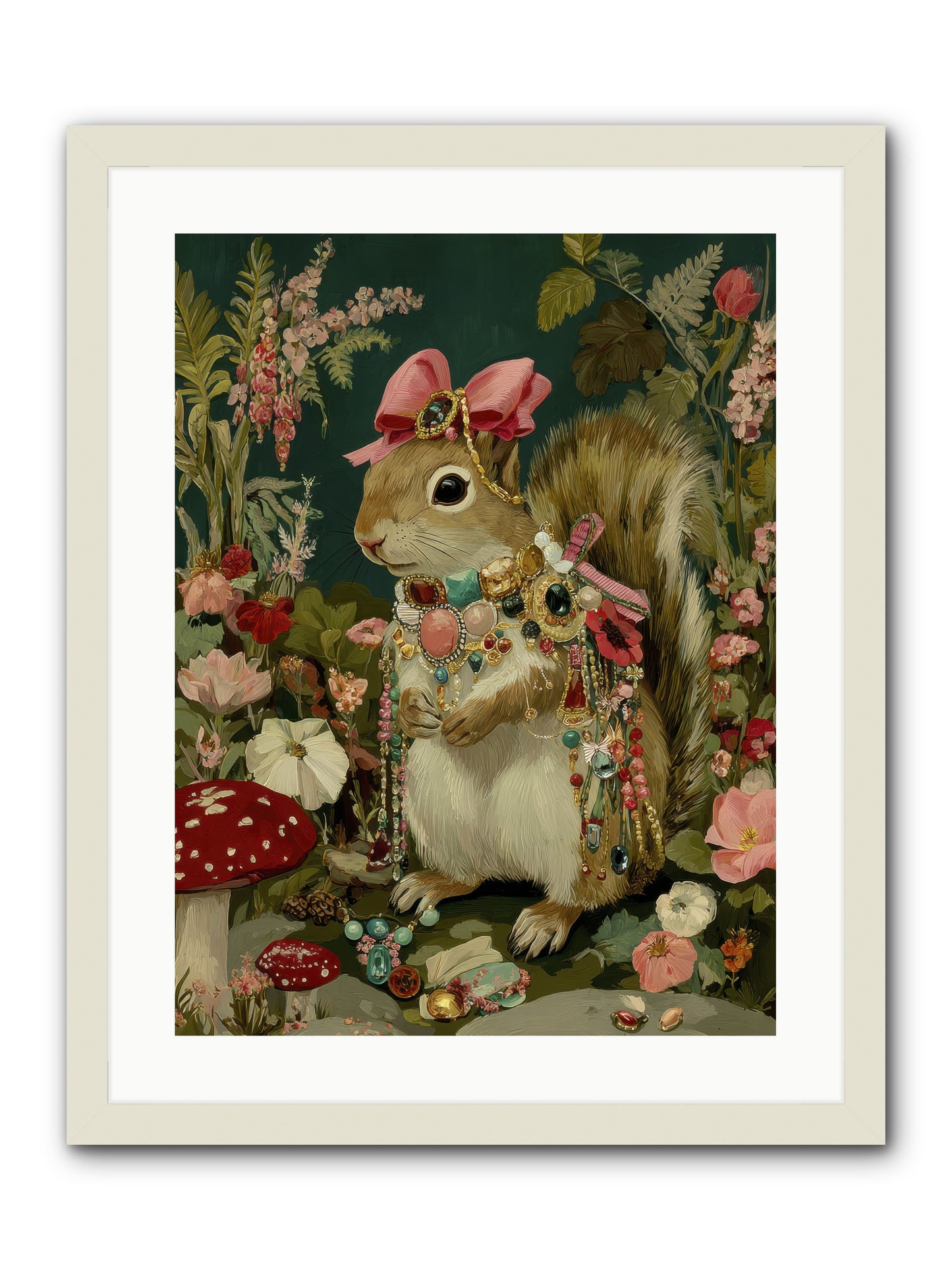 Pages from Quiet Corners No.1 -- Framed Print - White 18x24