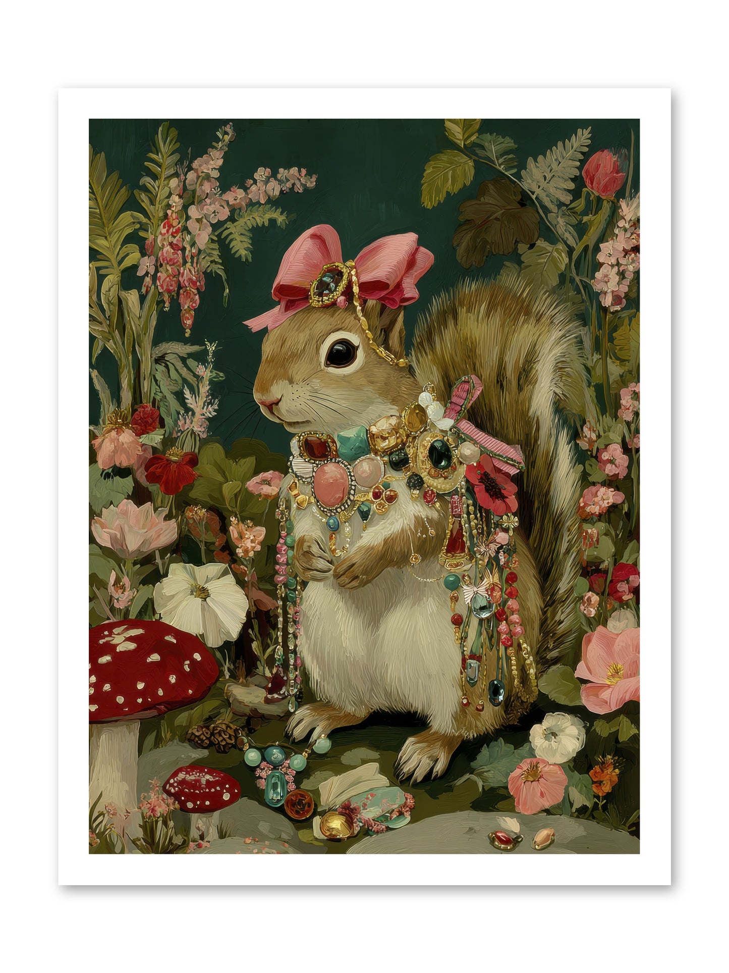 Pages from Quiet Corners No.1 -- Loose Canvas Print 18x24