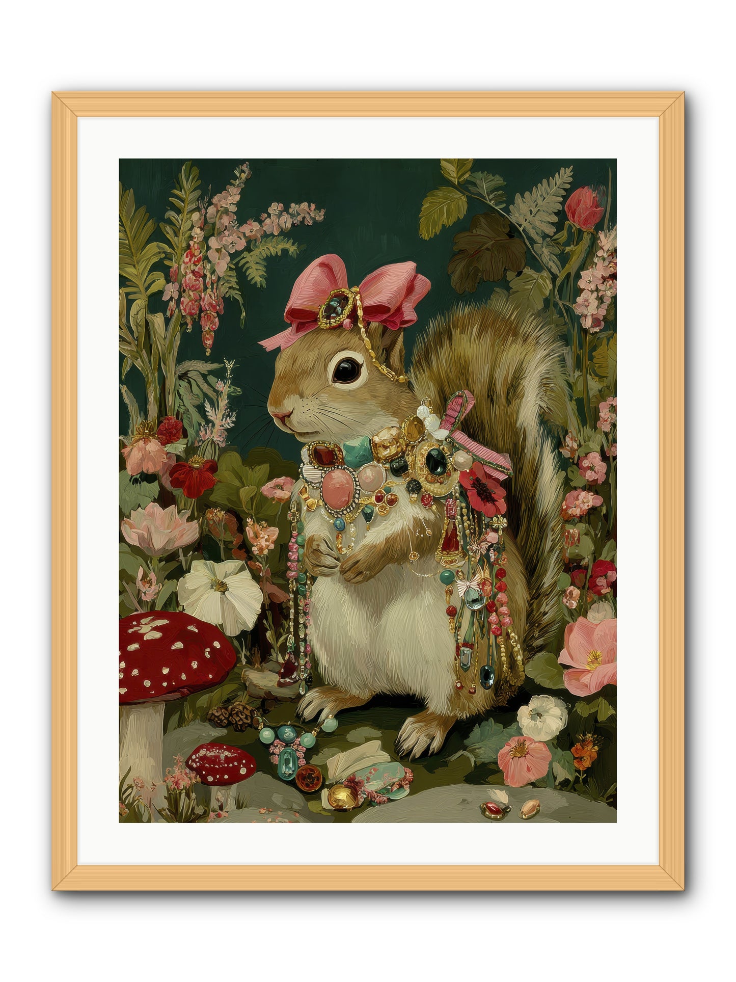 Pages from Quiet Corners No.1 -- Framed Print - Natural 24x32